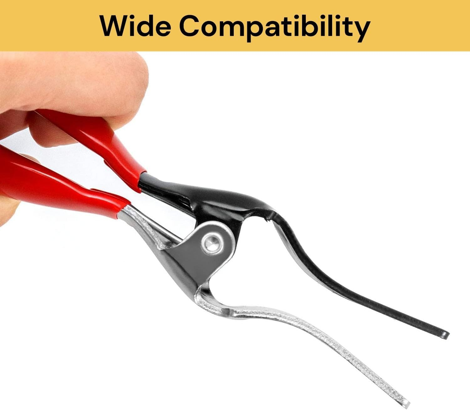 EZONEDEAL Automobile Hose Remover Pliers, Effortlessly Disconnect and Remove Vacuum Lines & Tube Hoses, Essential Mechanic Tools with Hose Clamp Pliers, Fuel Vacuum Line Tools image number 2