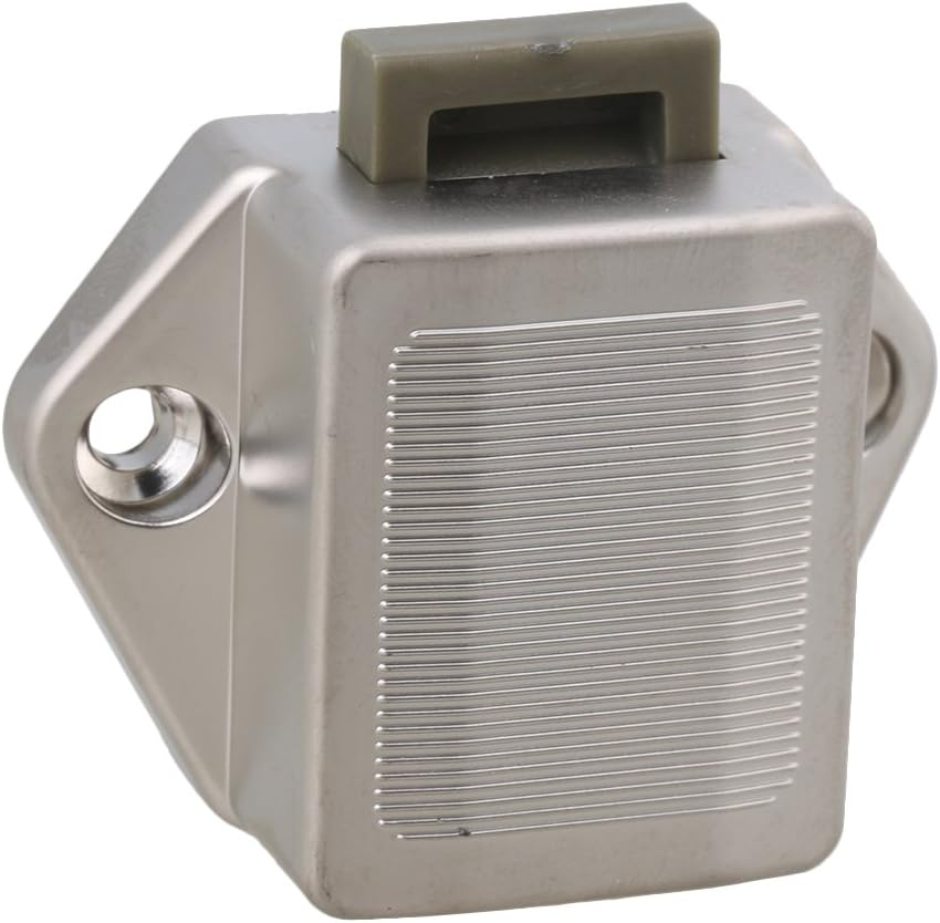 RDEXP Push Button Keyless Locks Latch Cupboard Caravan for RV Drawer Cabinet Door Thickness 15-27Mm Set of 20 image number 4