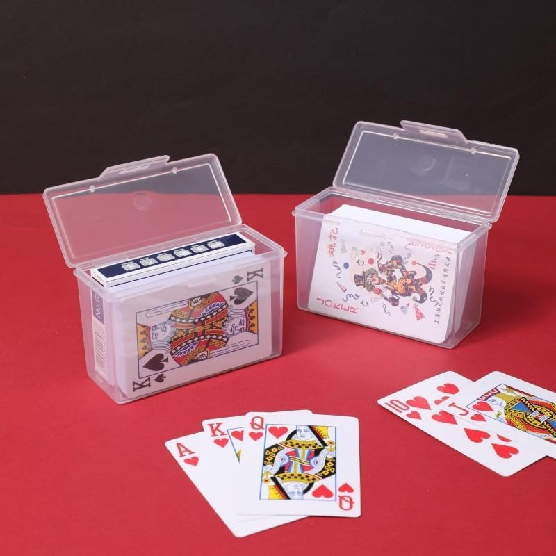 DACUAN 8 Boxes Poker Storage Box, Clear Game Card Case, image number 3