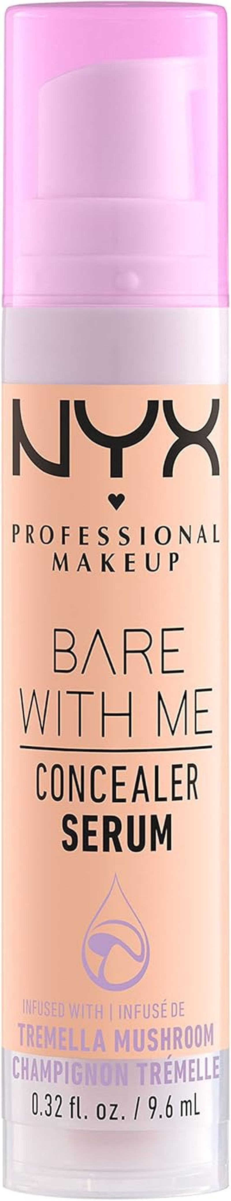 NYX Professional Makeup Bare with Me Concealer Serum 9.6 Ml, 2.5 Medium Vanilla