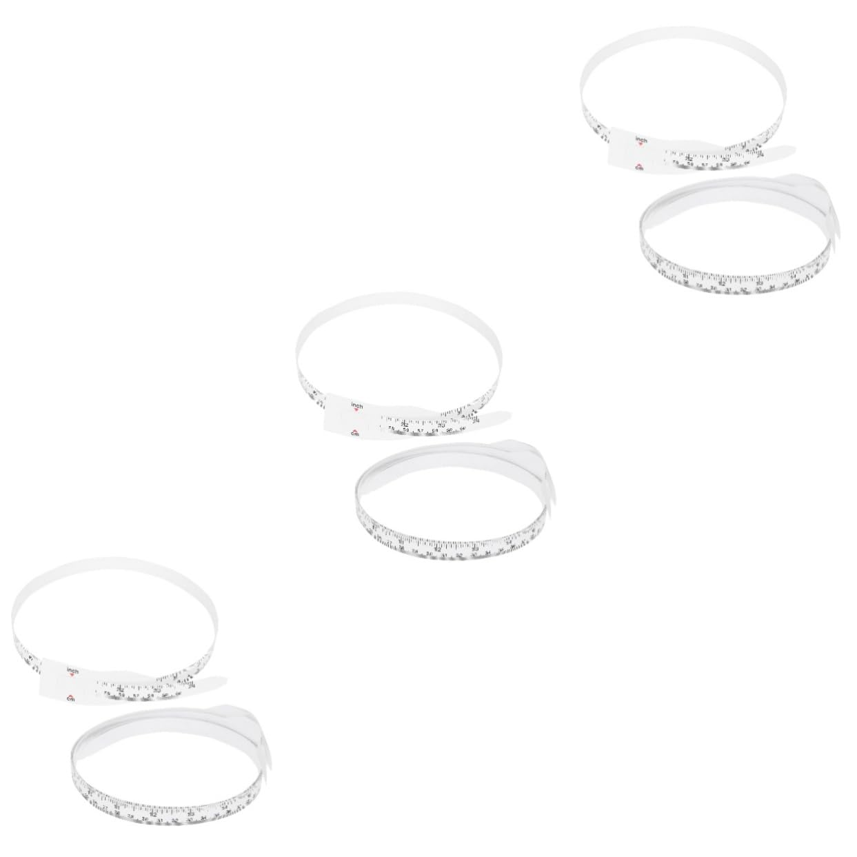 ARTIBETTER Infant Head Circumference Ruler 60Cm Measuring Tape 3 Pack Pp Material Inches Cm Marked Washable Reusable for Boys and Girls