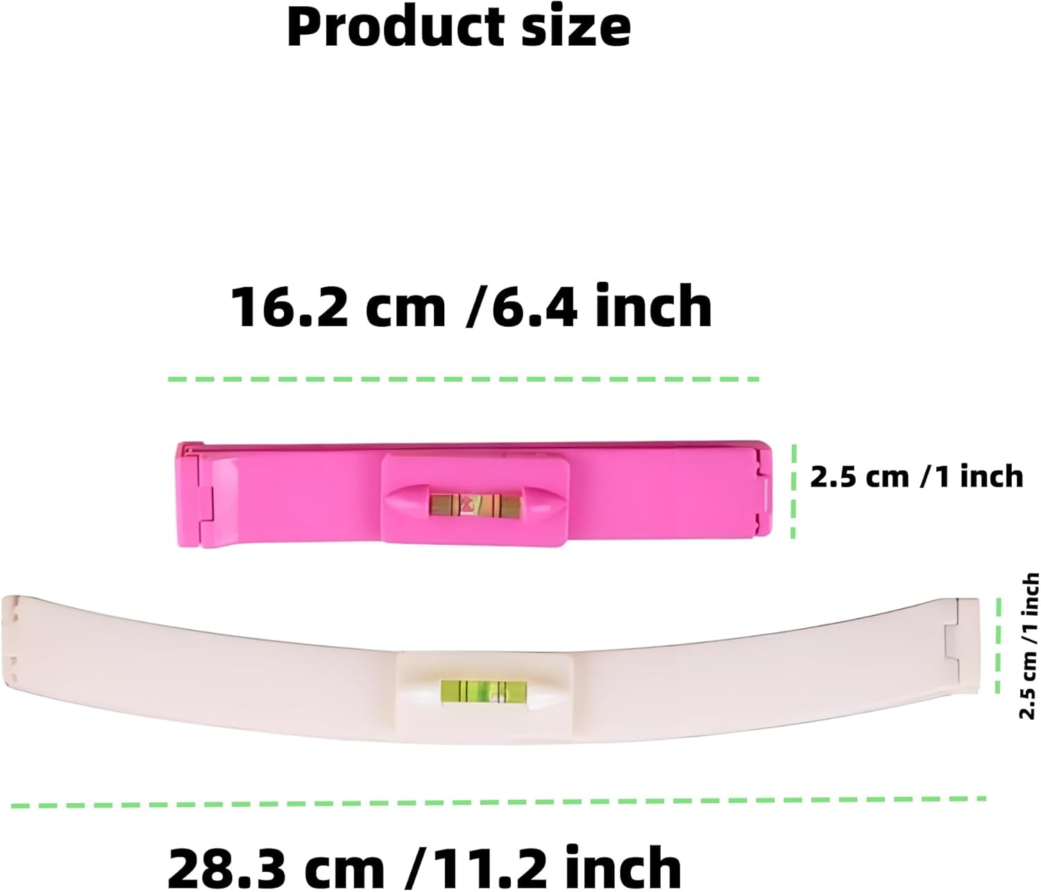 Home Hair Cutting Tool Set with Level Bubble - 2Pcs DIY Bangs & Long Hair Trimmer Guide for Women Men Kids, Salon-Like Haircut at Home image number 4