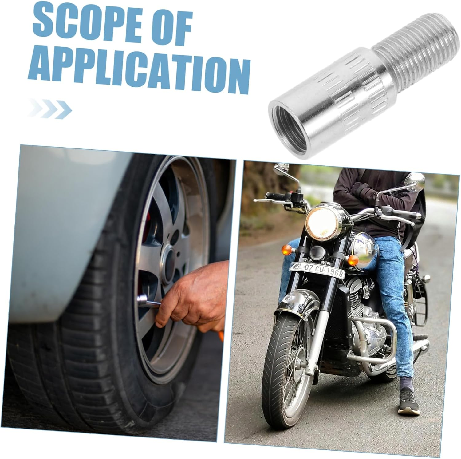 BESTOYARD Car Valve Extension Cap Stem Cap for Car Mount Tire Valve Automotive Supply image number 6