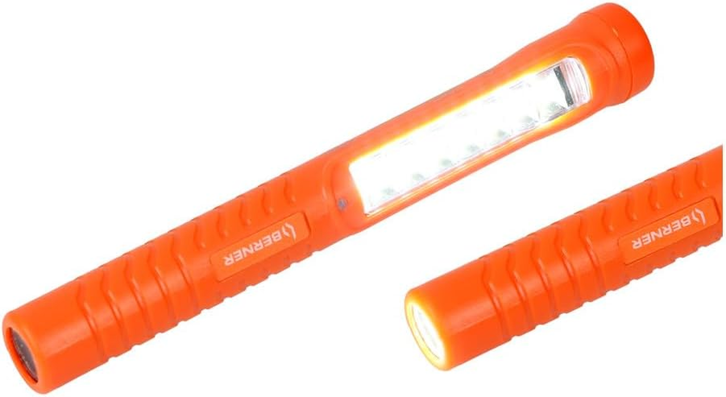 Berner Pen Light LED 7+1 Micro USB LED Lamp Workshop Lamp