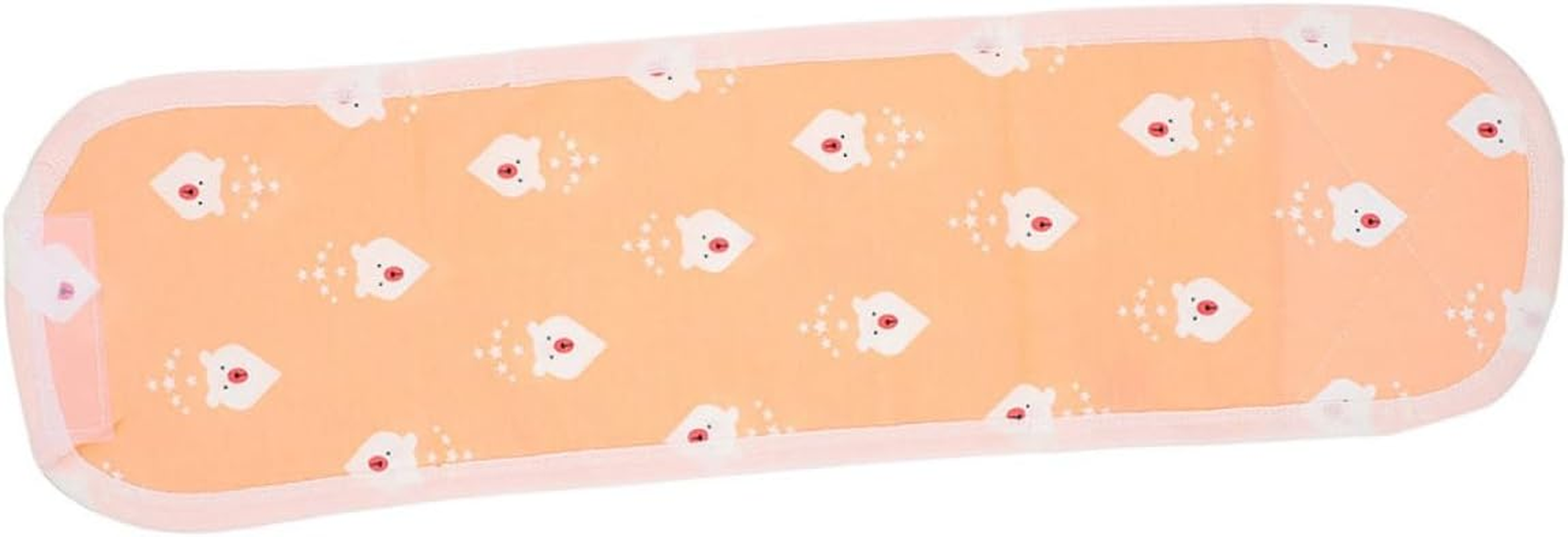 Newborn Belly Band Infant Belly Wrap Cotton Soft Navel Cover Portable Cord Belt Baby Supplies for Abdominal Warmth and Protection 80Cm Red Polar Bear Pattern image number 6