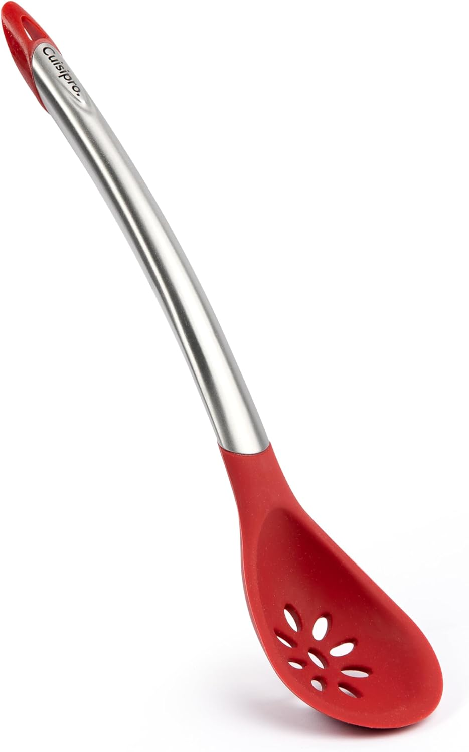 Cuisipro 7112508 Piccolo Tools Silicon Slotted Spoon, Red image number 3