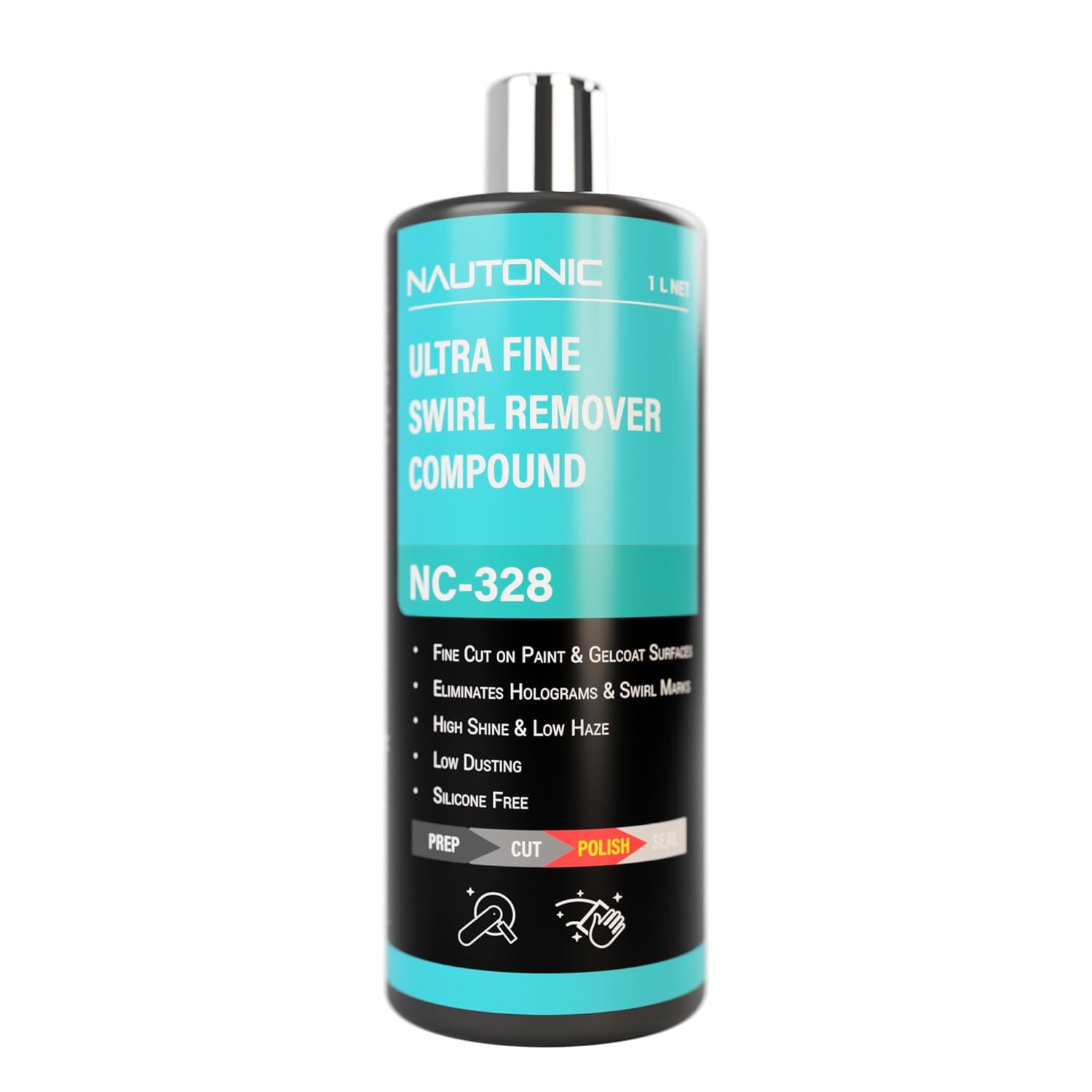Ultrafine Swirl Remover Compound 1Lt - NC-328 - High Gloss Final Finish for Paints, Gelcoat and Acrylic image number 1