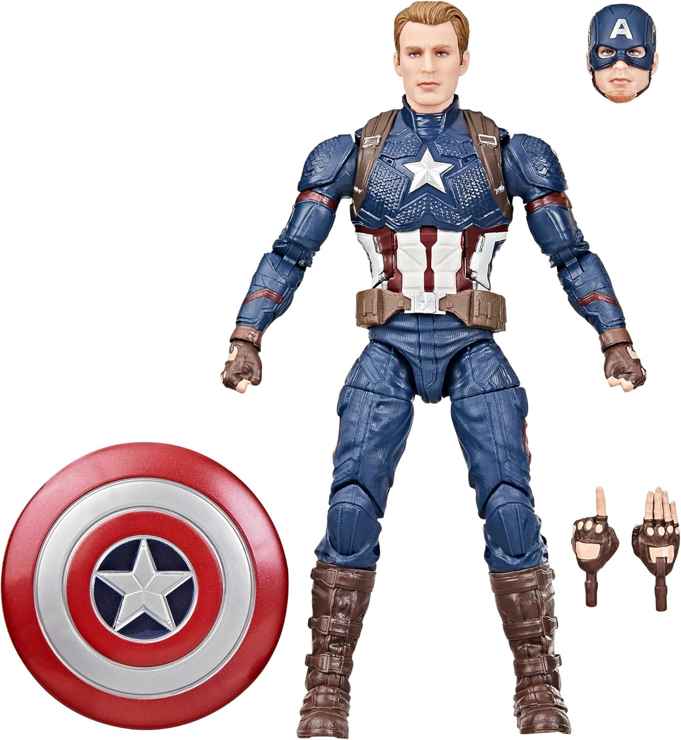 Marvel Legends Series Captain America, Avengers: Endgame Collectible 6 Inch Action Figure image number 5