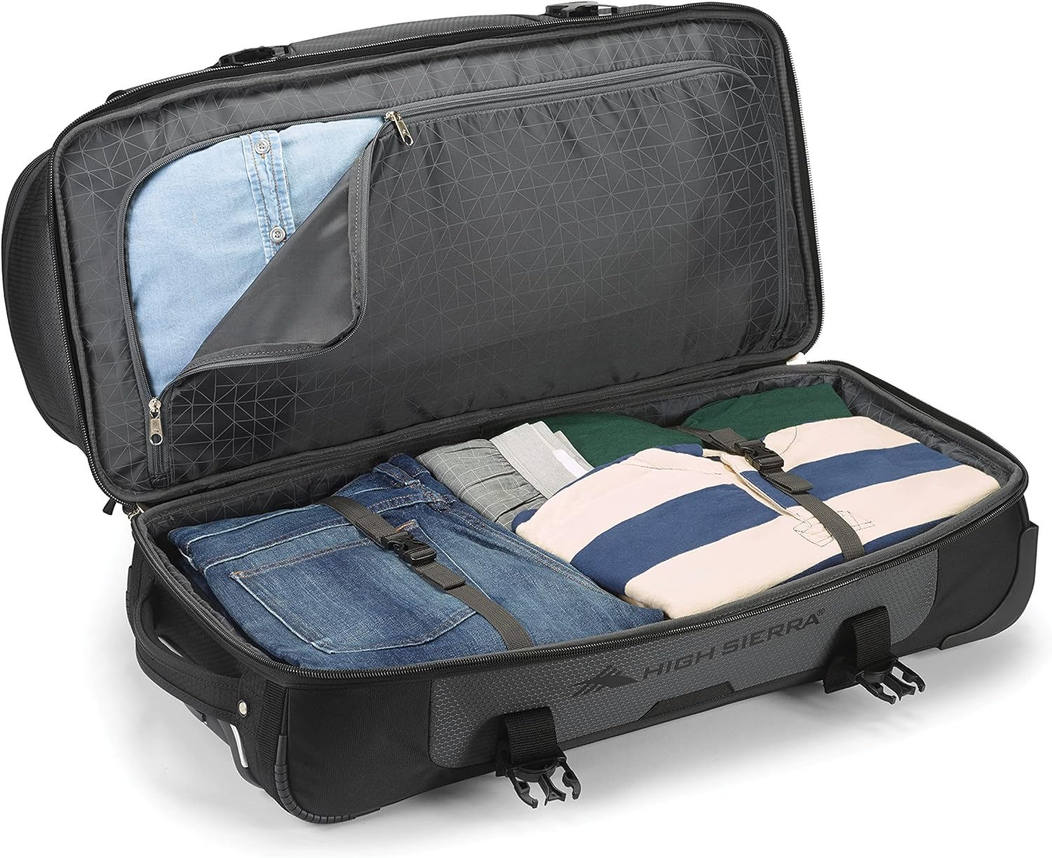 High Sierra Fairlead Drop-Bottom Wheeled Duffle image number 6