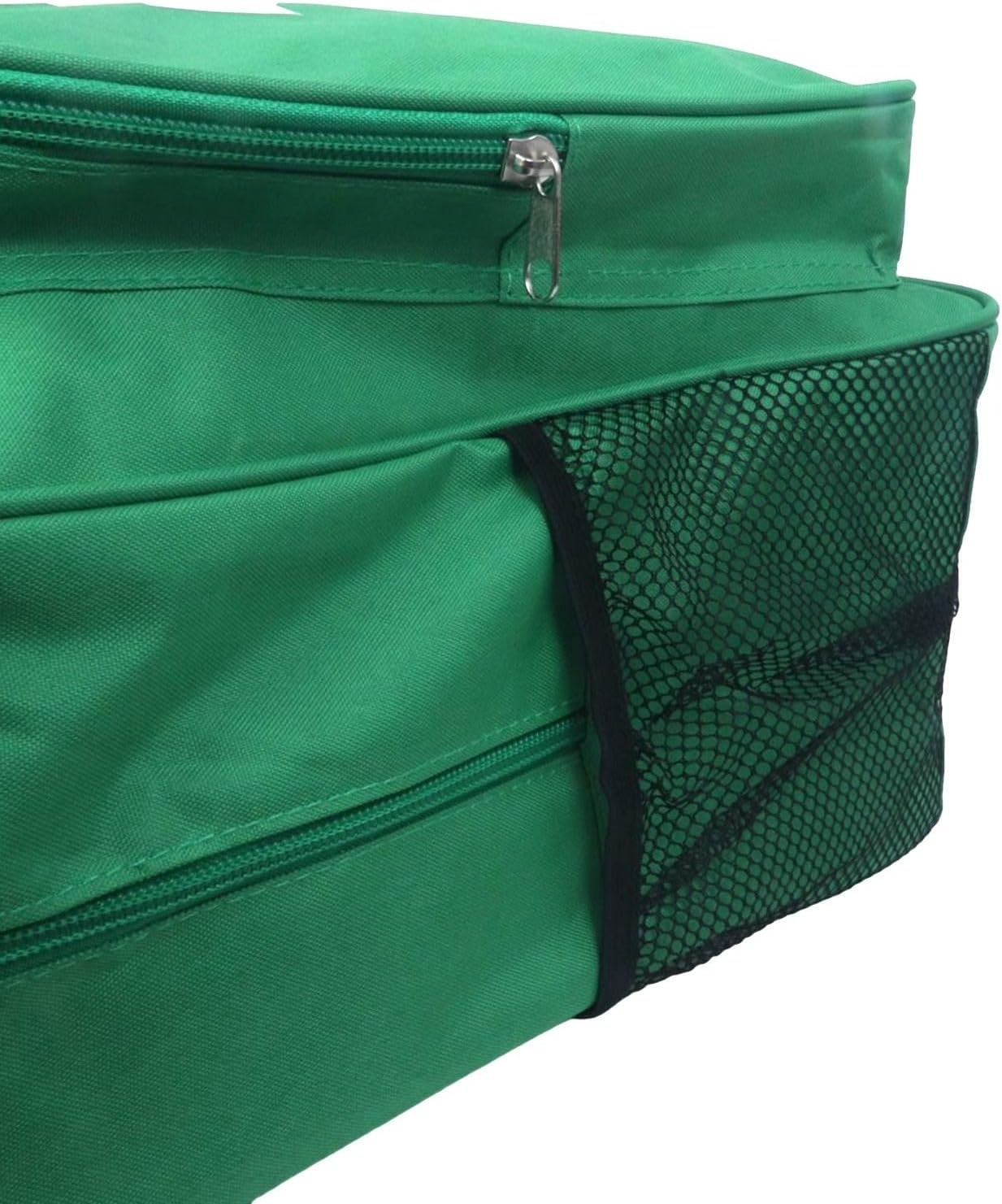 Red First Aid Bag Empty First Aid Backpack Empty Medical Storage Bag for First Aid Kits Pack Emergency Hiking Backpacking Camping Cycling Travel Car (Green) image number 3