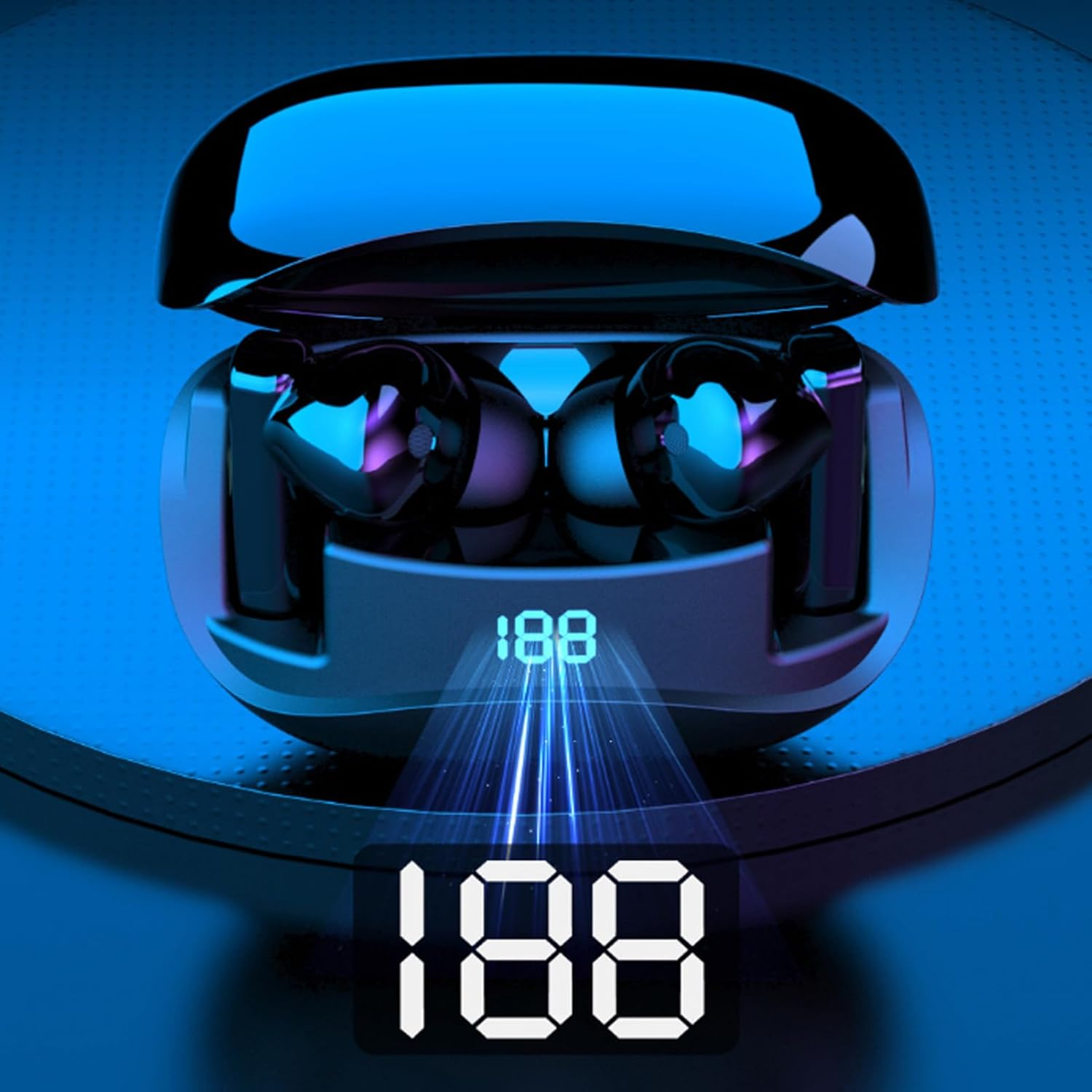 Zopsc AI Translation Earbuds Real Time with 164 Language, 7 Translation Modes, 36H Battery Life, Noise Reduction, IPX 4, for Travel and Business Meetings