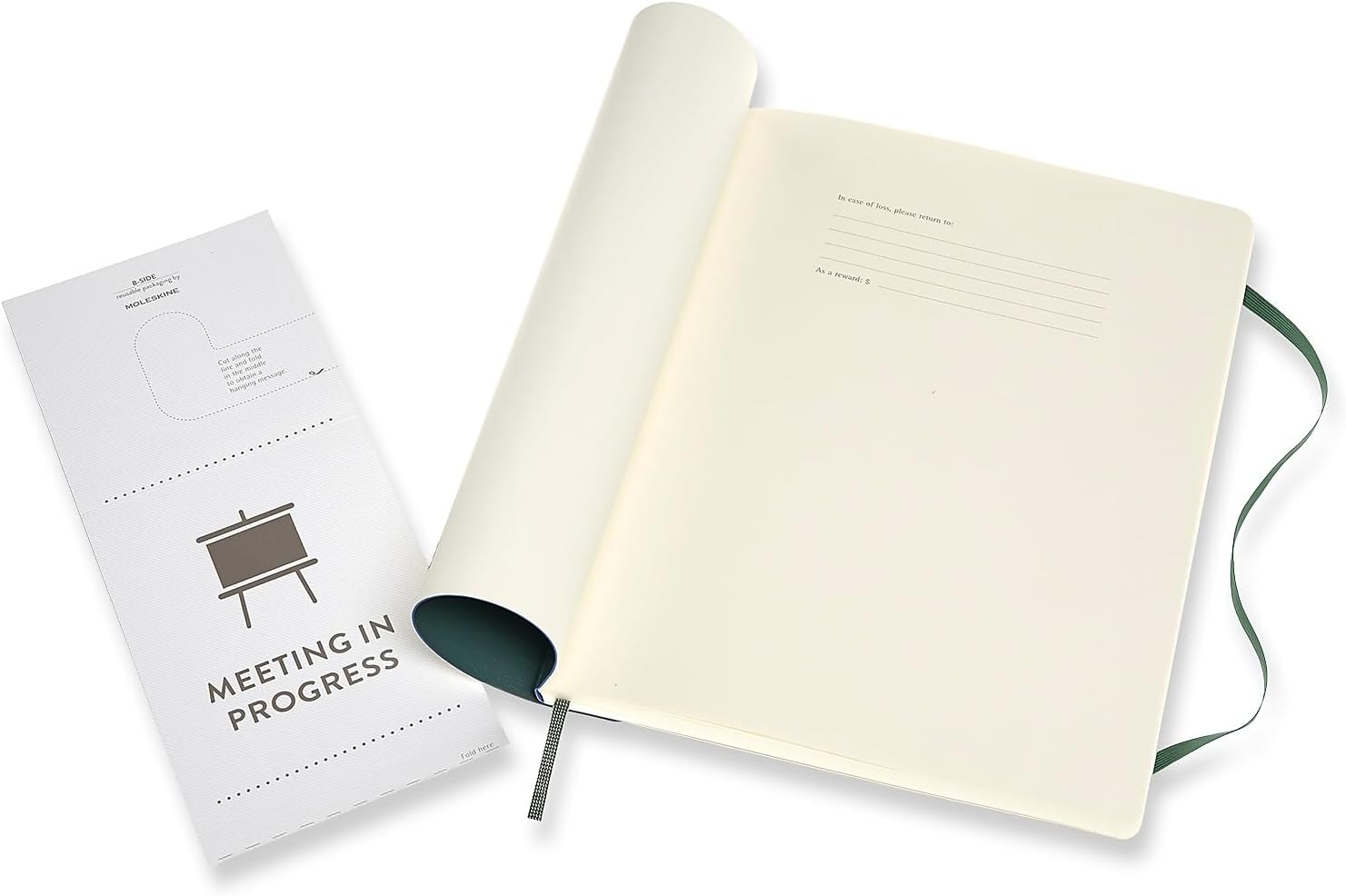Moleskine Professionelles Notizbuch XL, Soft Cover, Waldgr&uuml;n image number 3