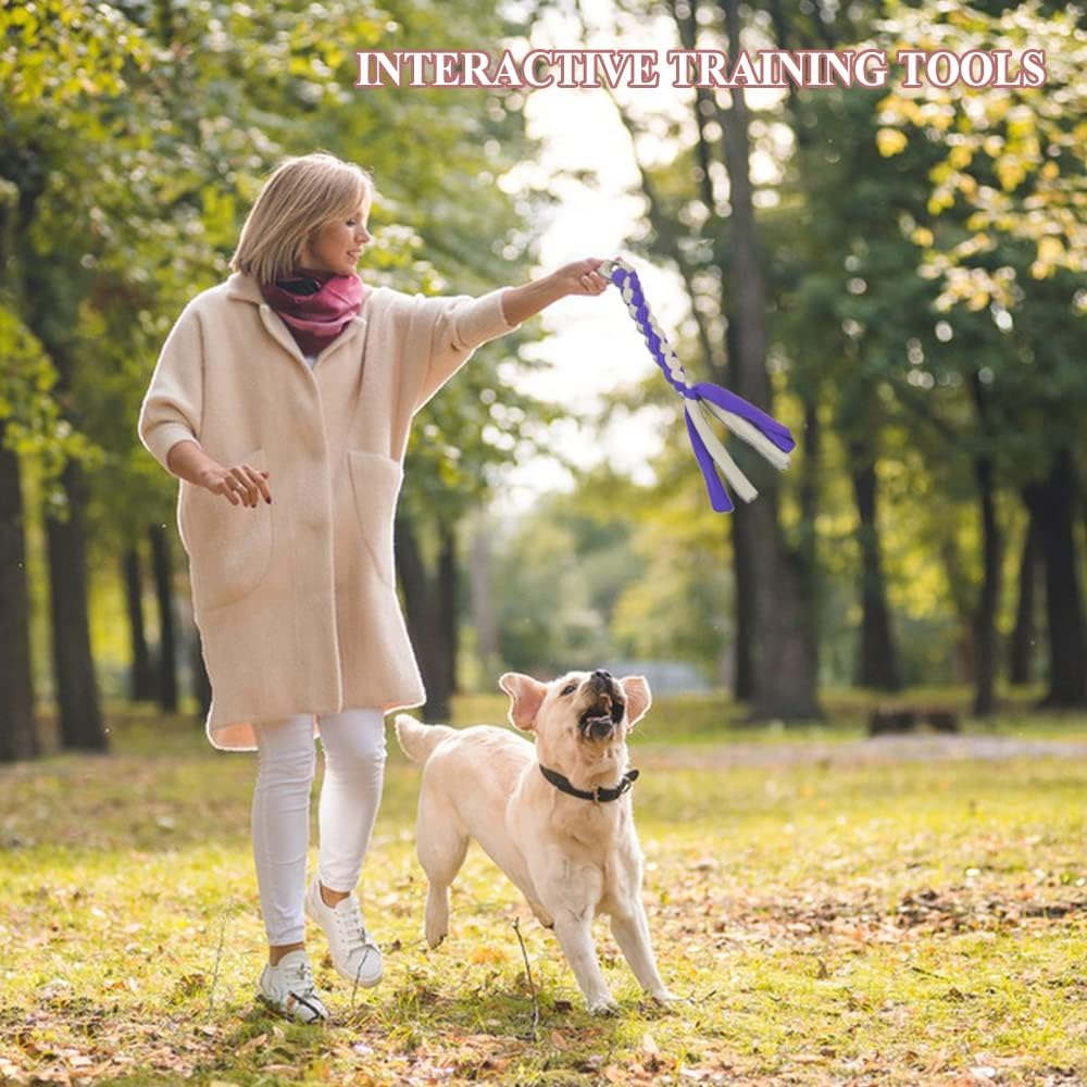 ASOCEA 3 Pack Dog Rope Toys for Dogs, Flirt Bar, Replacement Toys, Interactive Cotton Chew Toy, Chase and Pull for Small Medium Dogs, Puppies, Breeds, Chewers