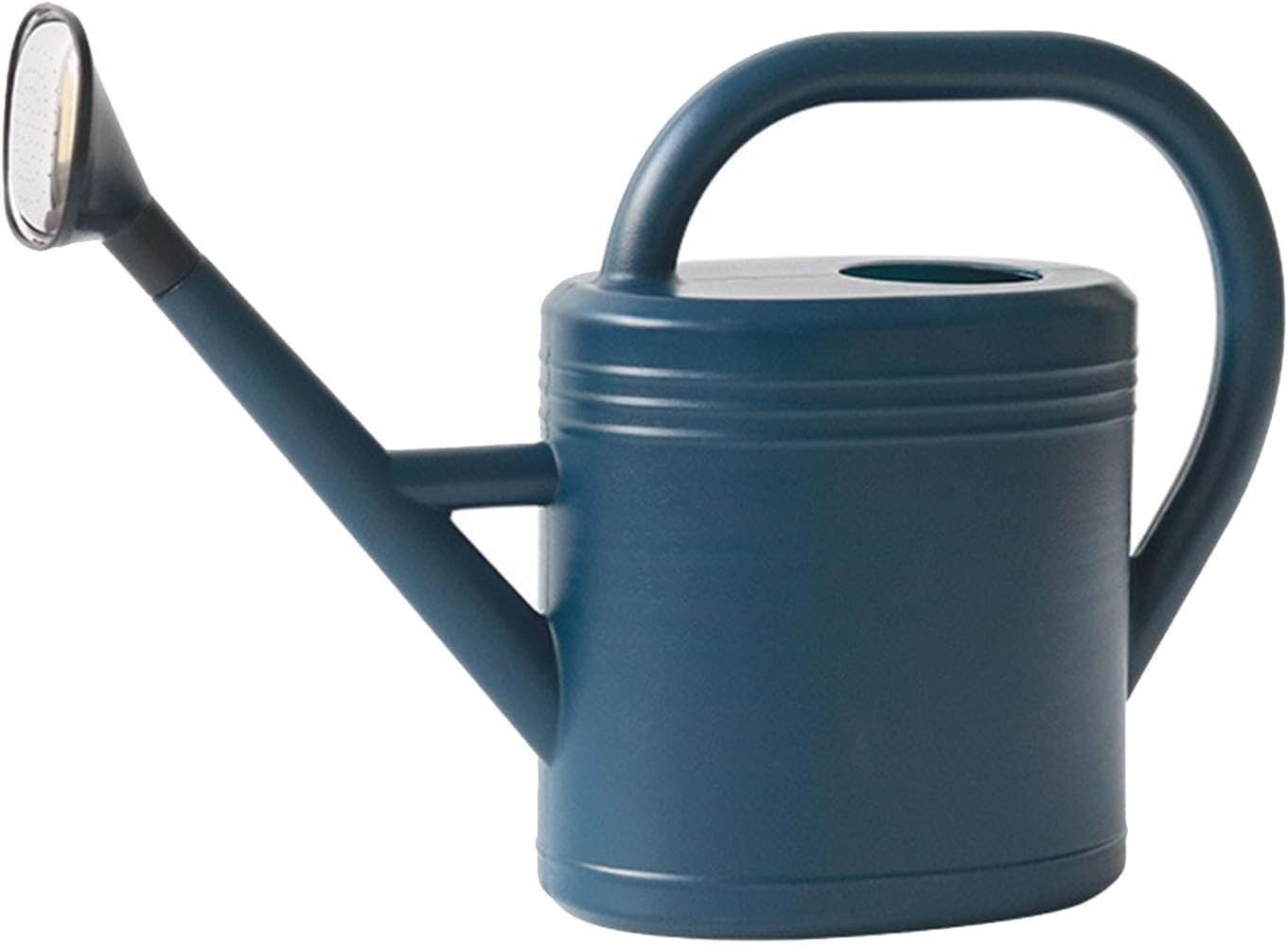 8L Plastic Watering Can, Large Capacity Long Spout Thickened Planting Bottle with Advanced Shower Head, for Home Garden (Blue)
