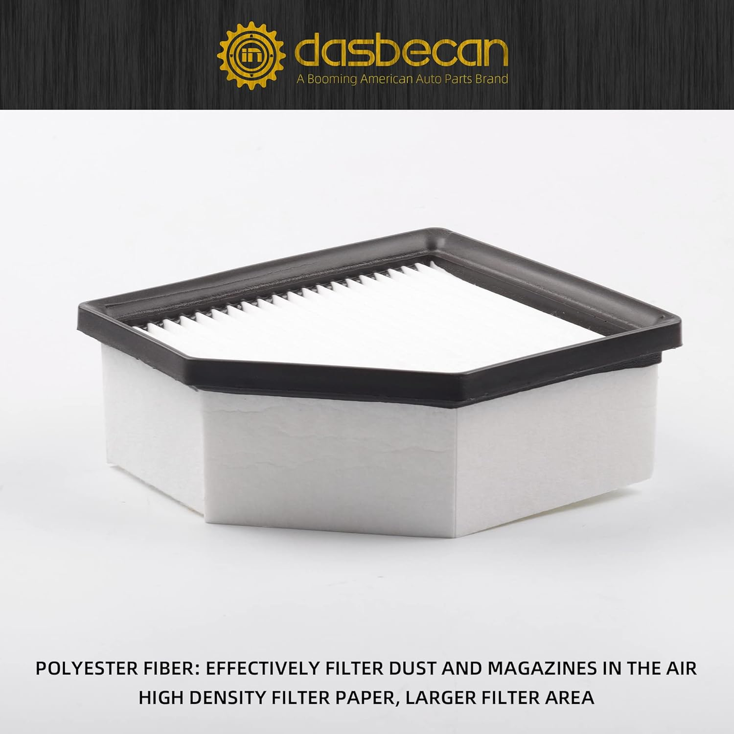 Dasbecan 16546-6RA0A Air Filter, Automotive Replacement Parts Compatible with 2021 2022 2023 Nissan Rogue 2.5L Engine