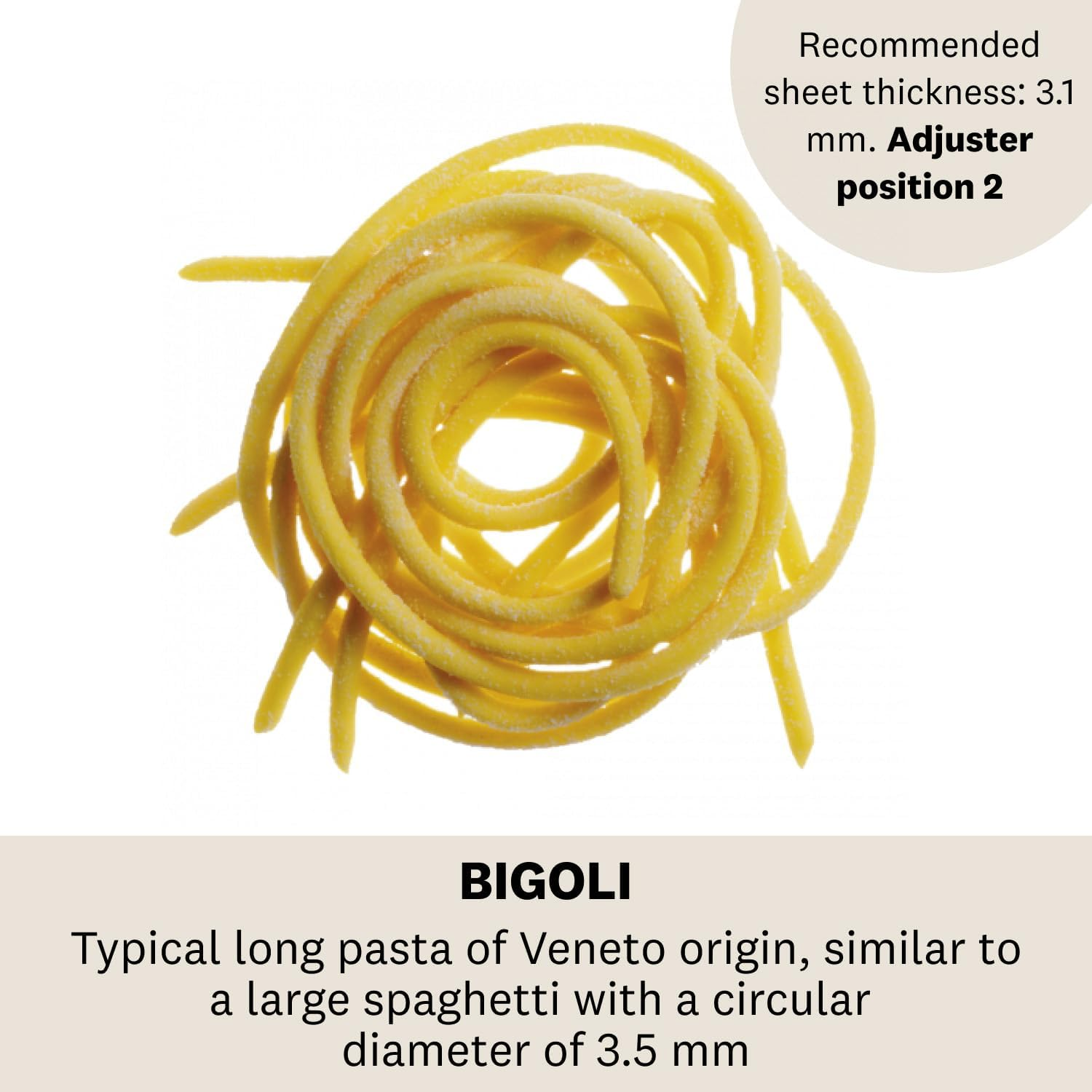 Marcato Bigoli Cutter Attachment, Made in Italy, Works with Atlas 150 Pasta Machine, Silver image number 1