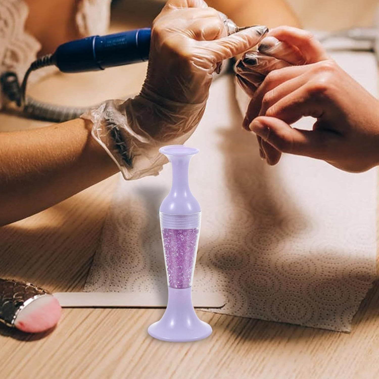 Gem Art Pens Tools,Nail Point Gem Dotting Tool | Comfortable Grip Gem Art Accessories Pens, Flower Pot Shaped Point Drill Pen for Nail Crafts Making