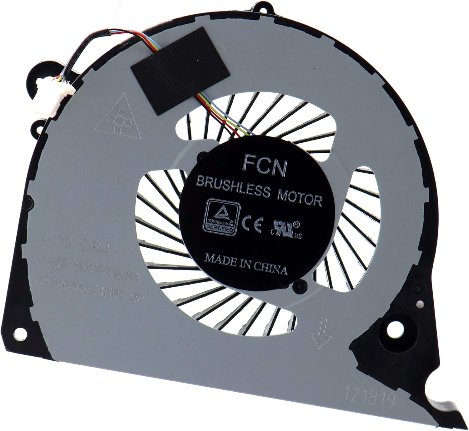 Deal4Go CPU Cooling Fan DFS2000054H0T FJQS W/Gpu Cooler Fan DFS541105FC0T FKJF for Dell Inspiron 15 7577 7588 G5-5587 G7-7577 G7-7588 P72F image number 3