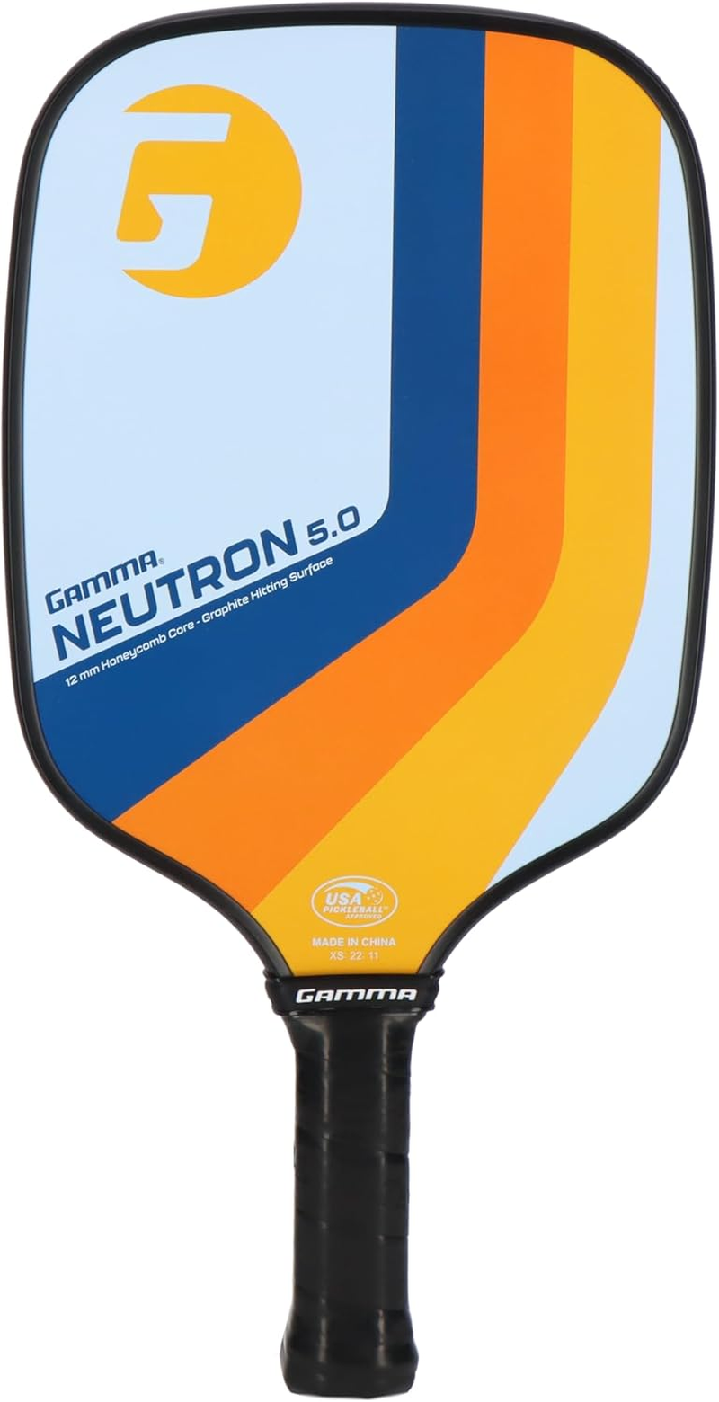 GAMMA Sports 5.0 Pickleball Paddle, Graphite Pickleball Paddle with Polypropylene Core and Honeycomb Grip image number 2