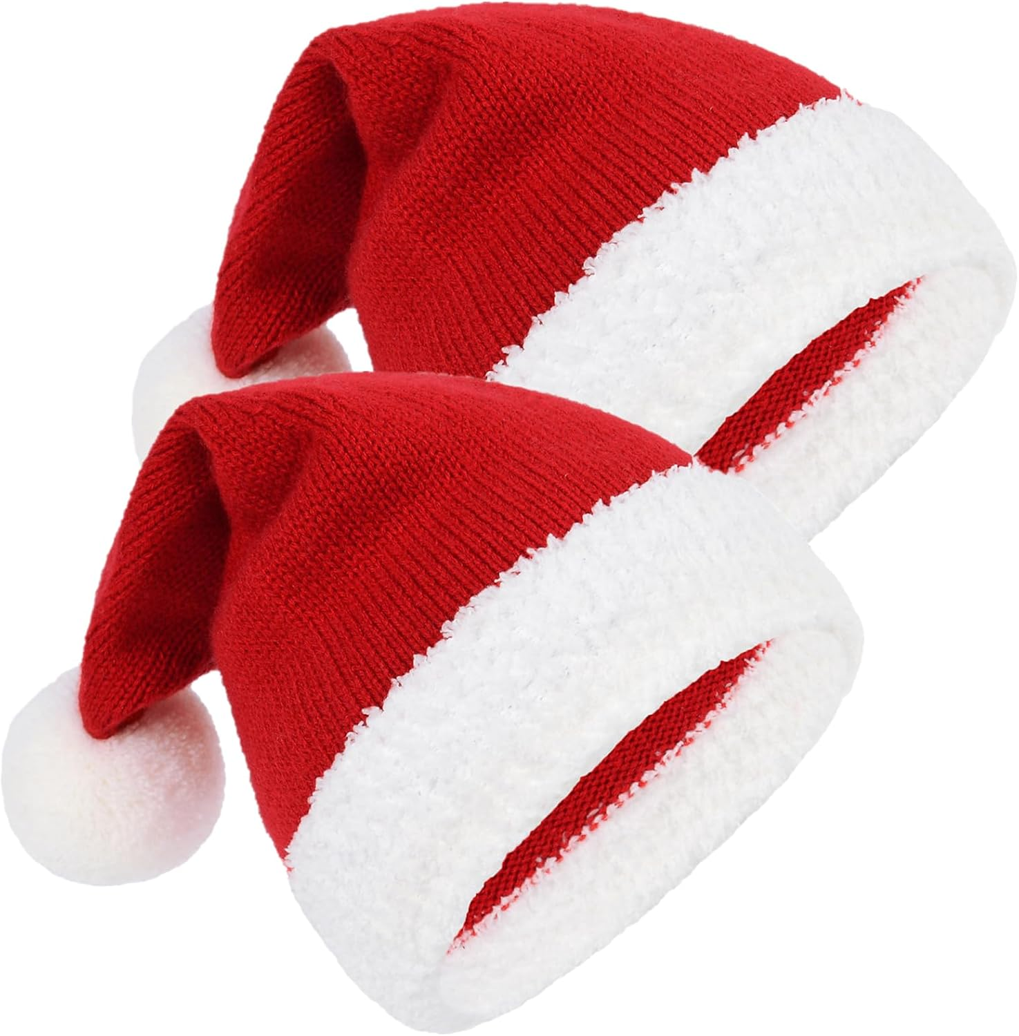 Century Star Baby Santa Hat Knit Baby Christmas Hat Infant Toddler Boy Girl Xmas Beanie Hats Winter Kids Santa Claus Hat