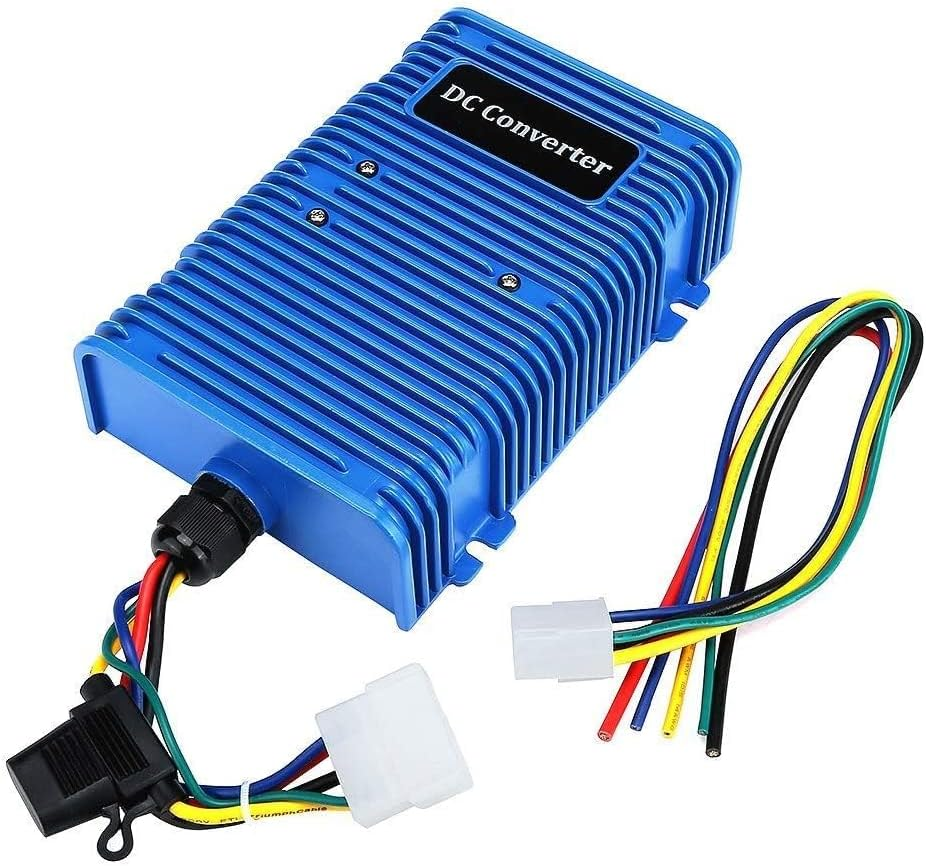 Golf Cart Voltage Reducer DC Converter 36V or 48V to 12V / 30 Amp 360 Watts with Dual Power Source image number 2