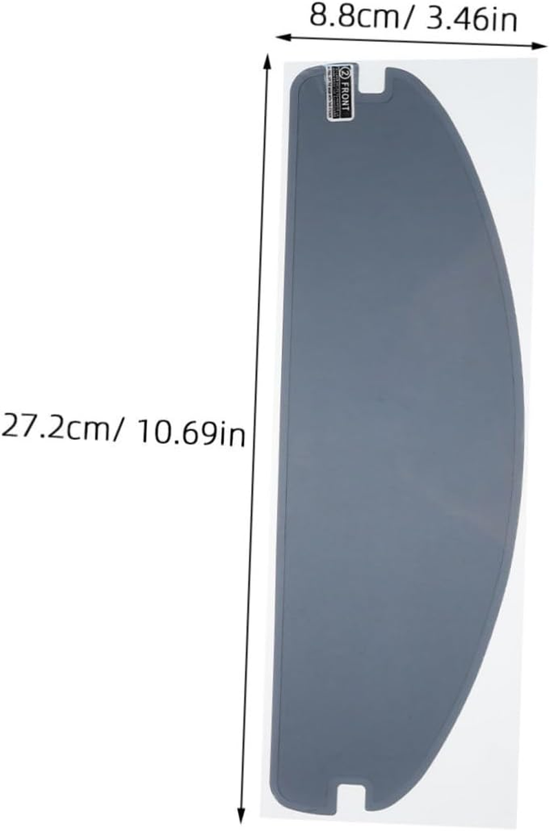 TOGEVAL Anti-Fog Rain Film for Motorcycle Helmet Fog-Resistant Visor Sticker Patch with Sun Shield Protection Easy to Install Helmet Accessory for Clear Vision and Safety