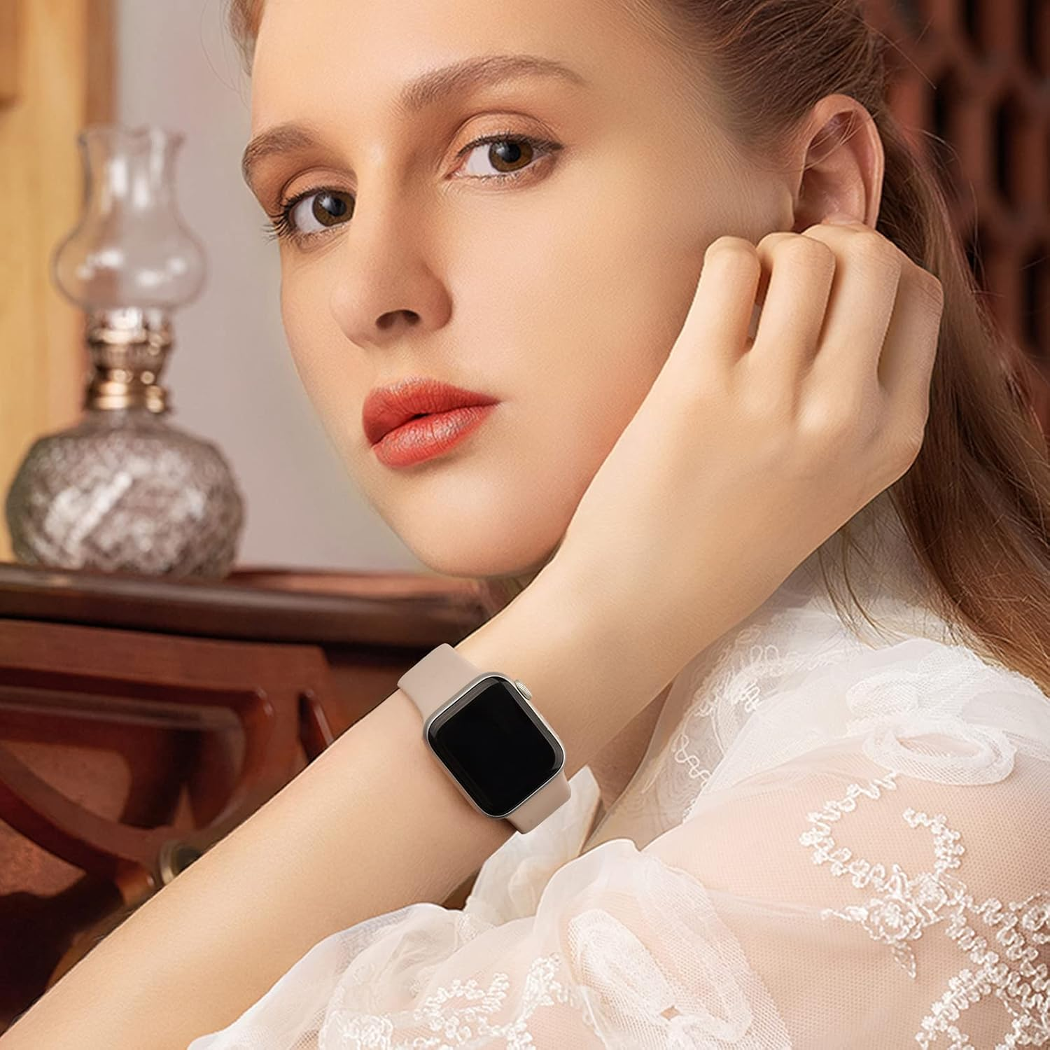 [4 Pack]Silicone Bands for Apple Watch Bands Women Men 49Mm 45Mm 44Mm 42Mm 41Mm 40Mm 38Mm, Soft Adjustable Comfortable Replacement Sport Strap for Iwatch Ultra/Iwatch Series 10/9/8/7/SE/6/5/4/3/2 image number 2