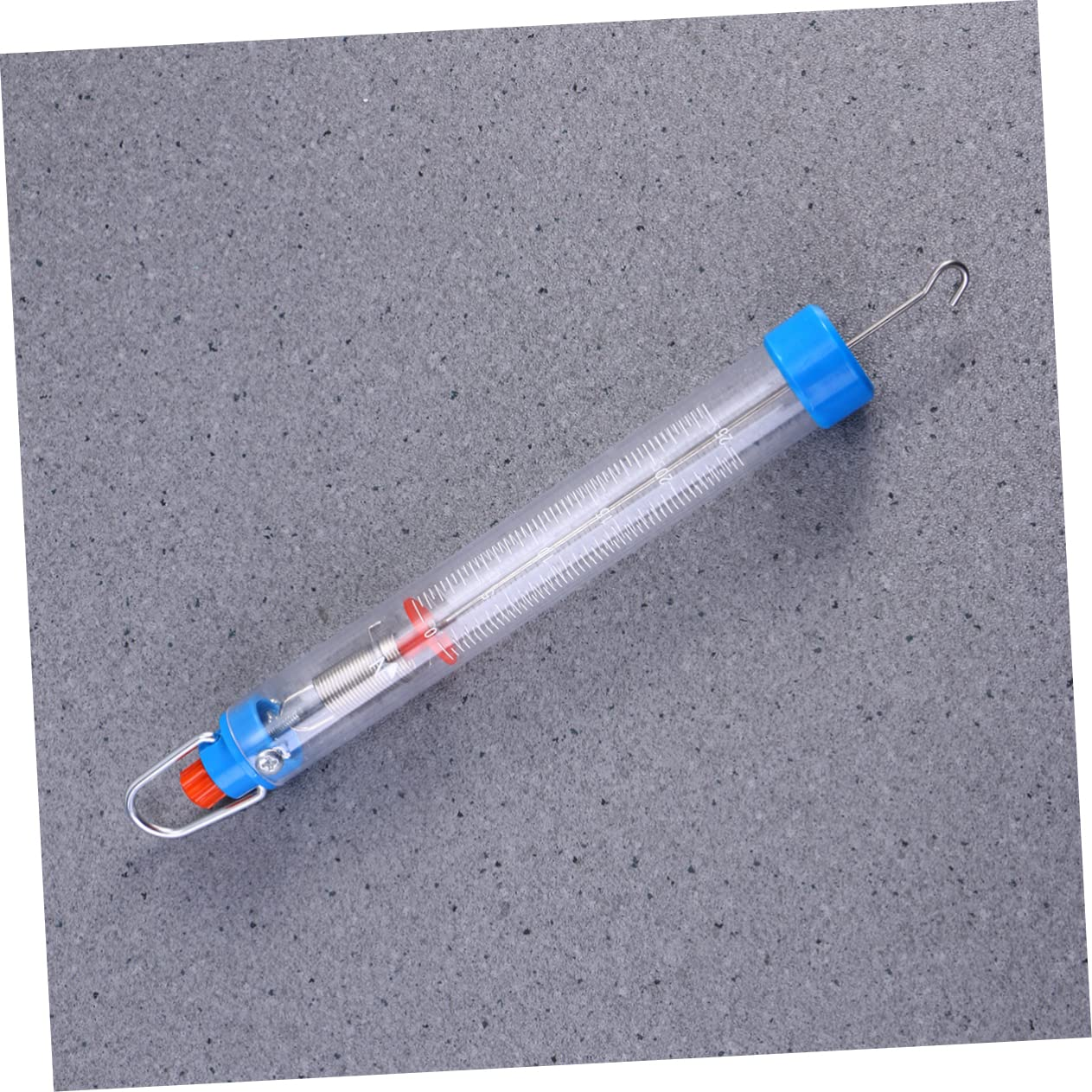 Mobestech Portable Mechanical Spring Balance Cylinder Dynamometer 25N/2500G Hanging Hook for Physics Force Testing and Laboratory Use image number 5