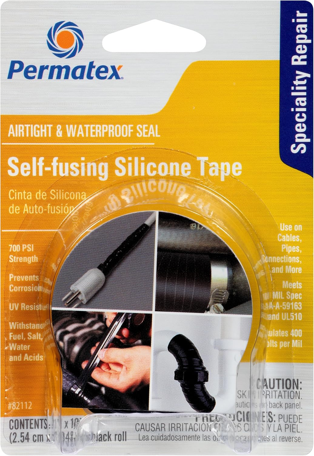 Permatex Self Fusing Silicone Tape, Black image number 2