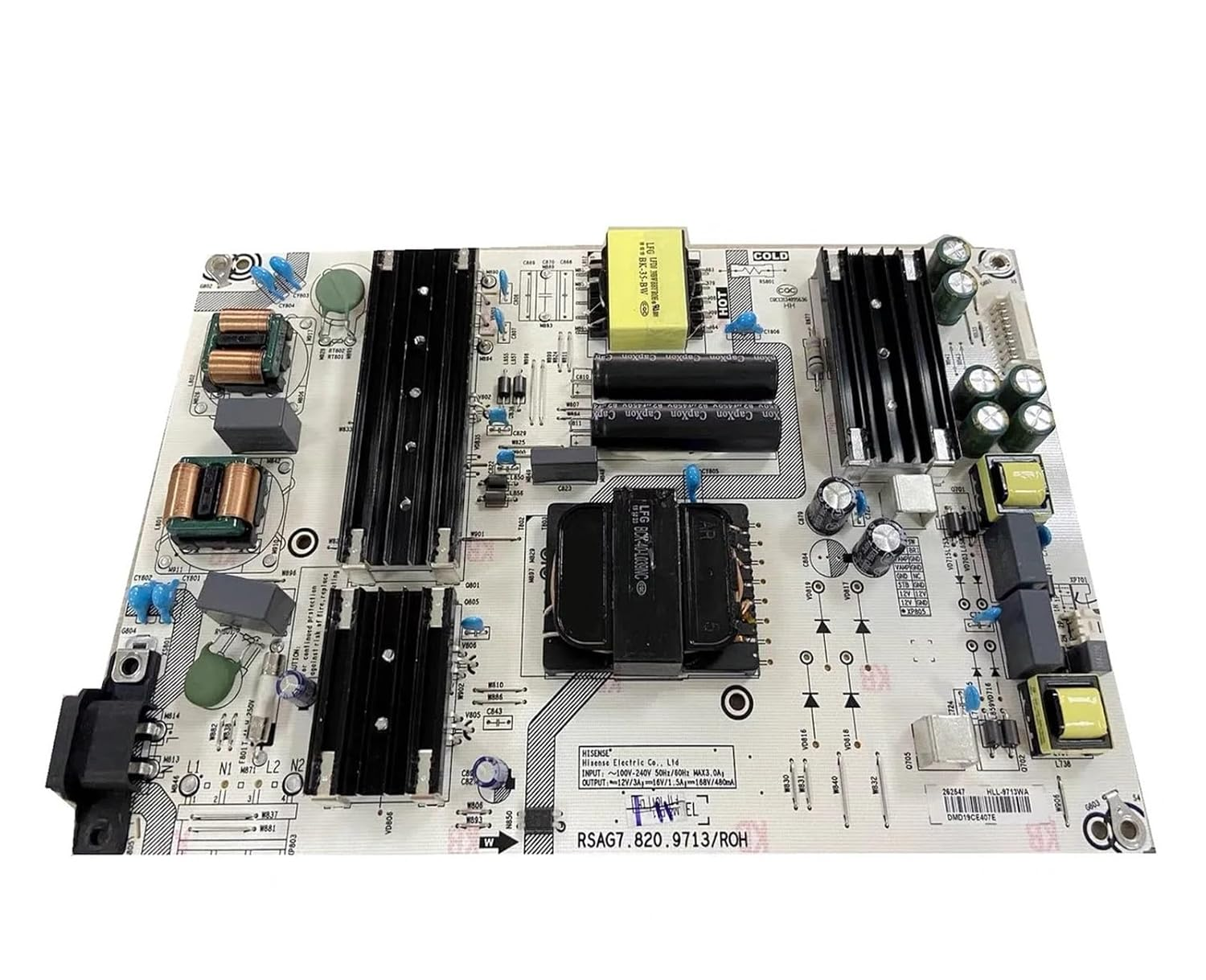 Compatible for Hisense， 65V1F-PRO TV Power Board RSAG7.820.9713/ROH Has Been Tested.
