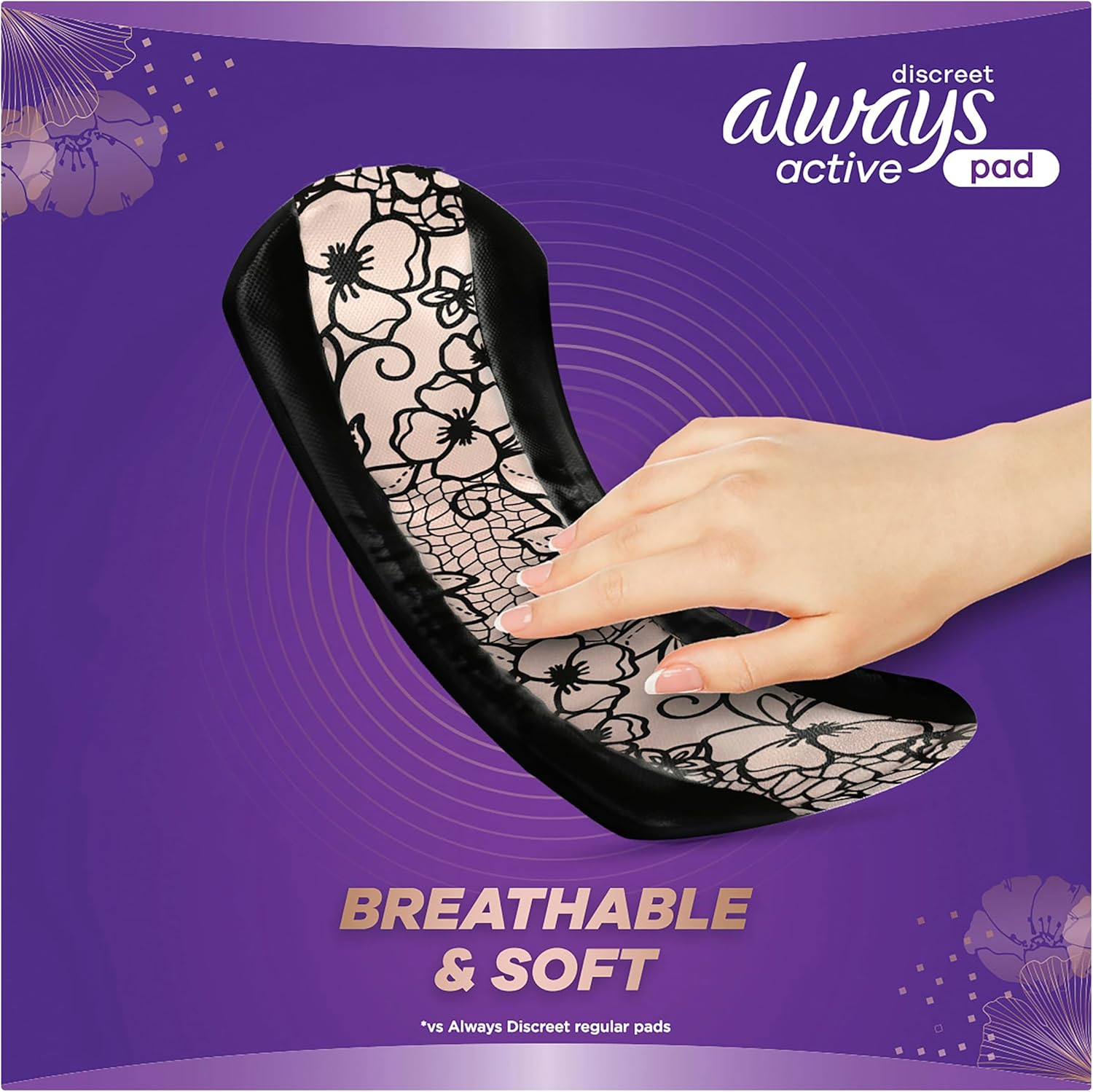 Always Discreet Incontinence Active Pads, Normal 10 image number 5