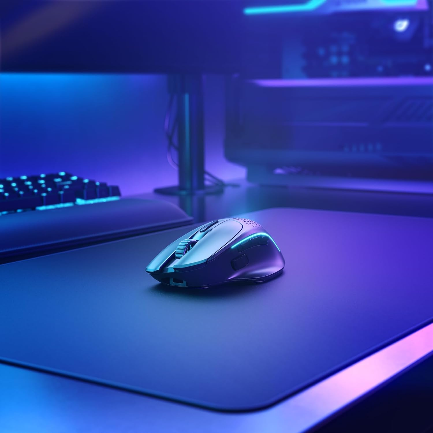 Glorious Model I 2 Wireless - MMO Mouse (Black) with 9 Programmable Side Buttons, 16 Configurations with Layer Shift, 2 Swappable Magnetic Buttons, Superlight 75G, Perfect for FPS, MOBA, and MMO