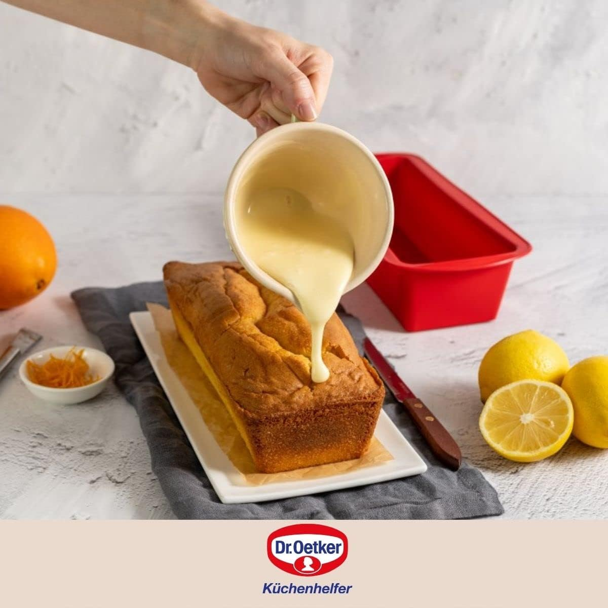 Silikon-Kuchenform 24 Cm Dr. Oetker Flexxibe image number 1