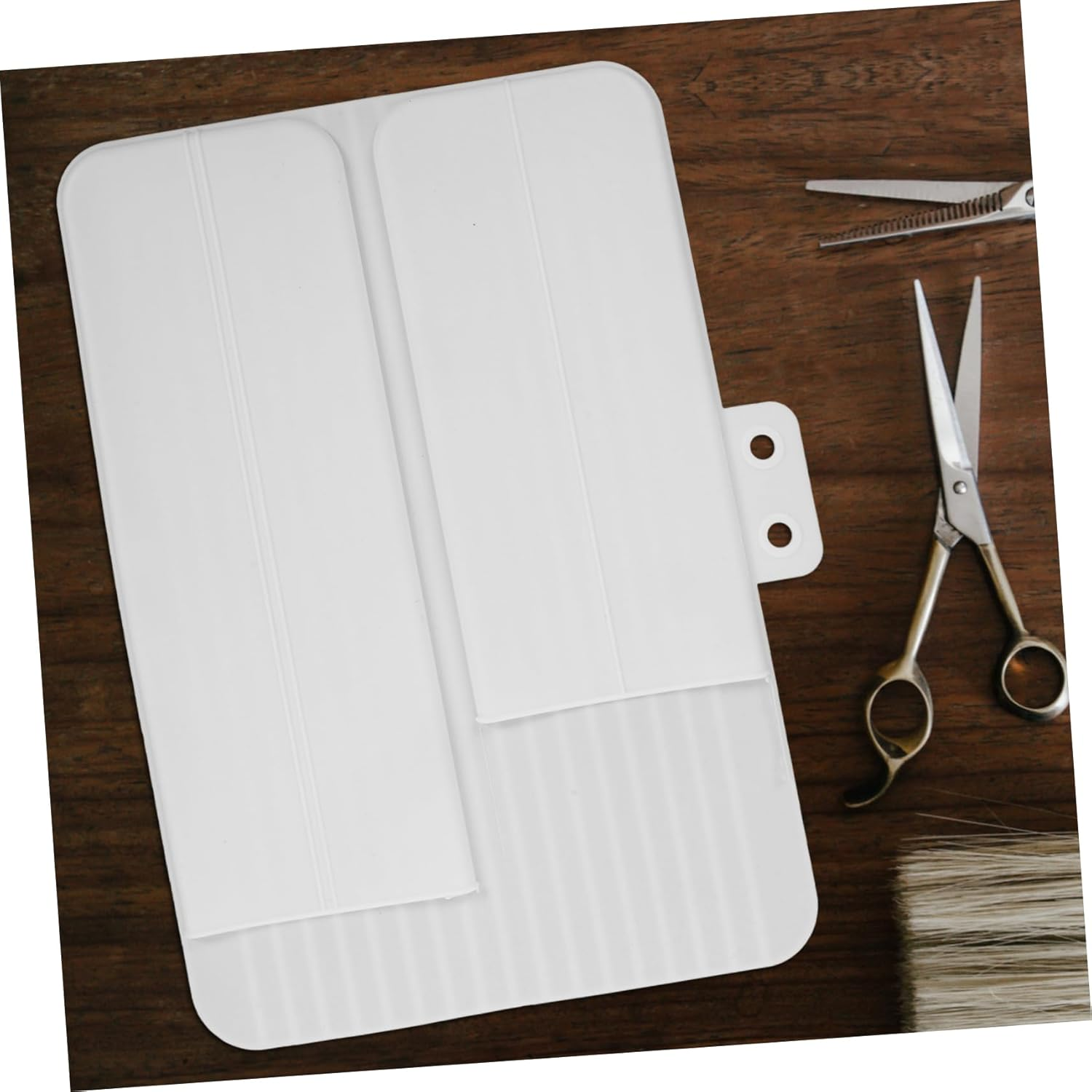 VINTORKY Travel Curling Iron Bag Heat Resistant Silicone Cover for Hair Tools Styling Wand Travel Cover - White image number 2