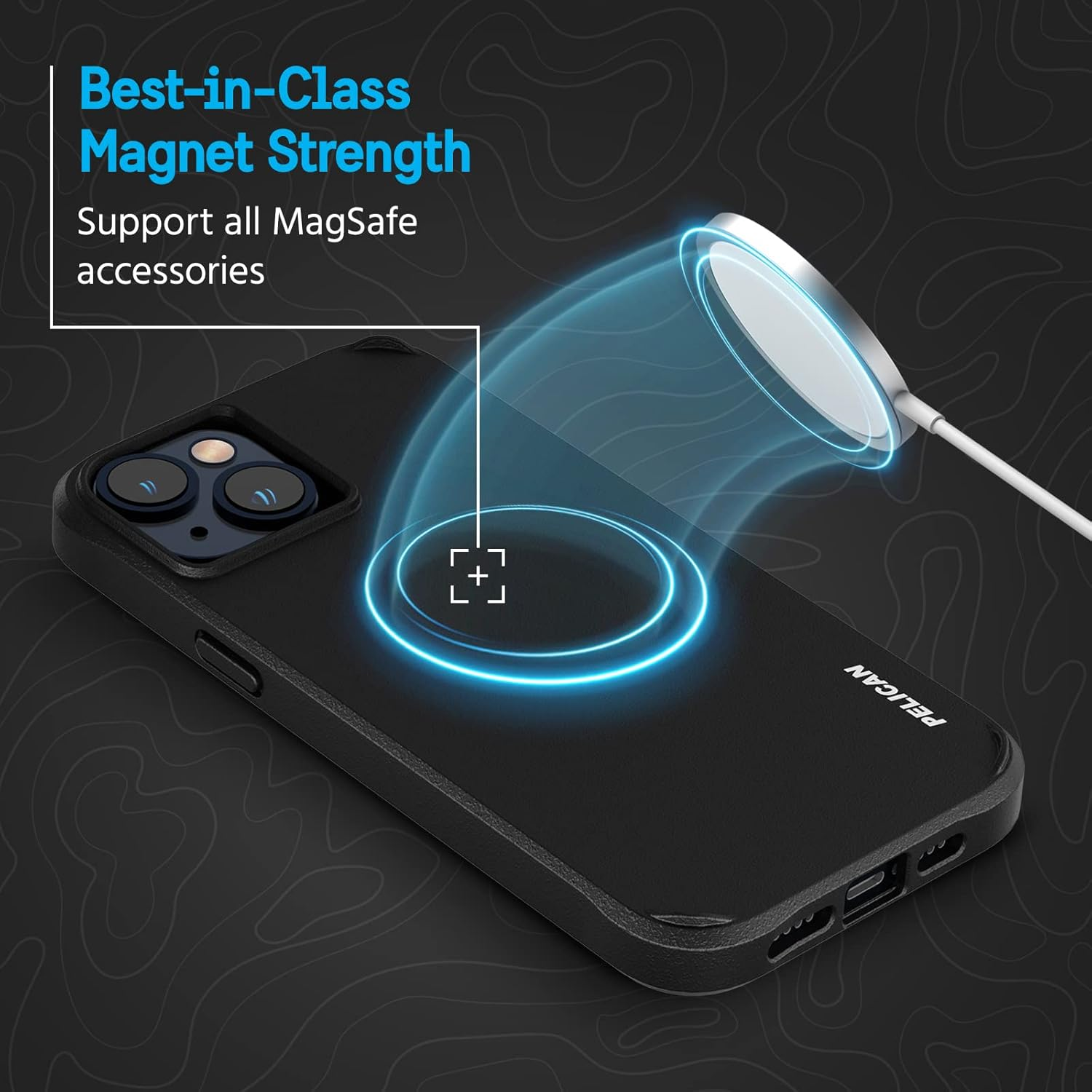 Pelican Ranger Magsafe Phone Case for Iphone14 Plus, Black image number 4