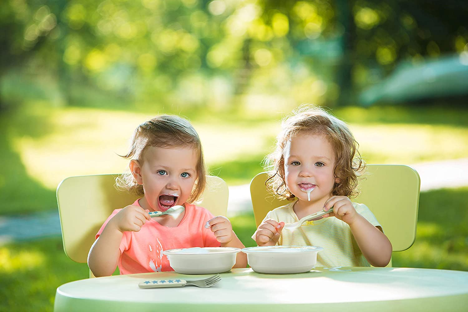 Bunnykins TTAT/B08D Spoon and Fork, Shining Stars Design