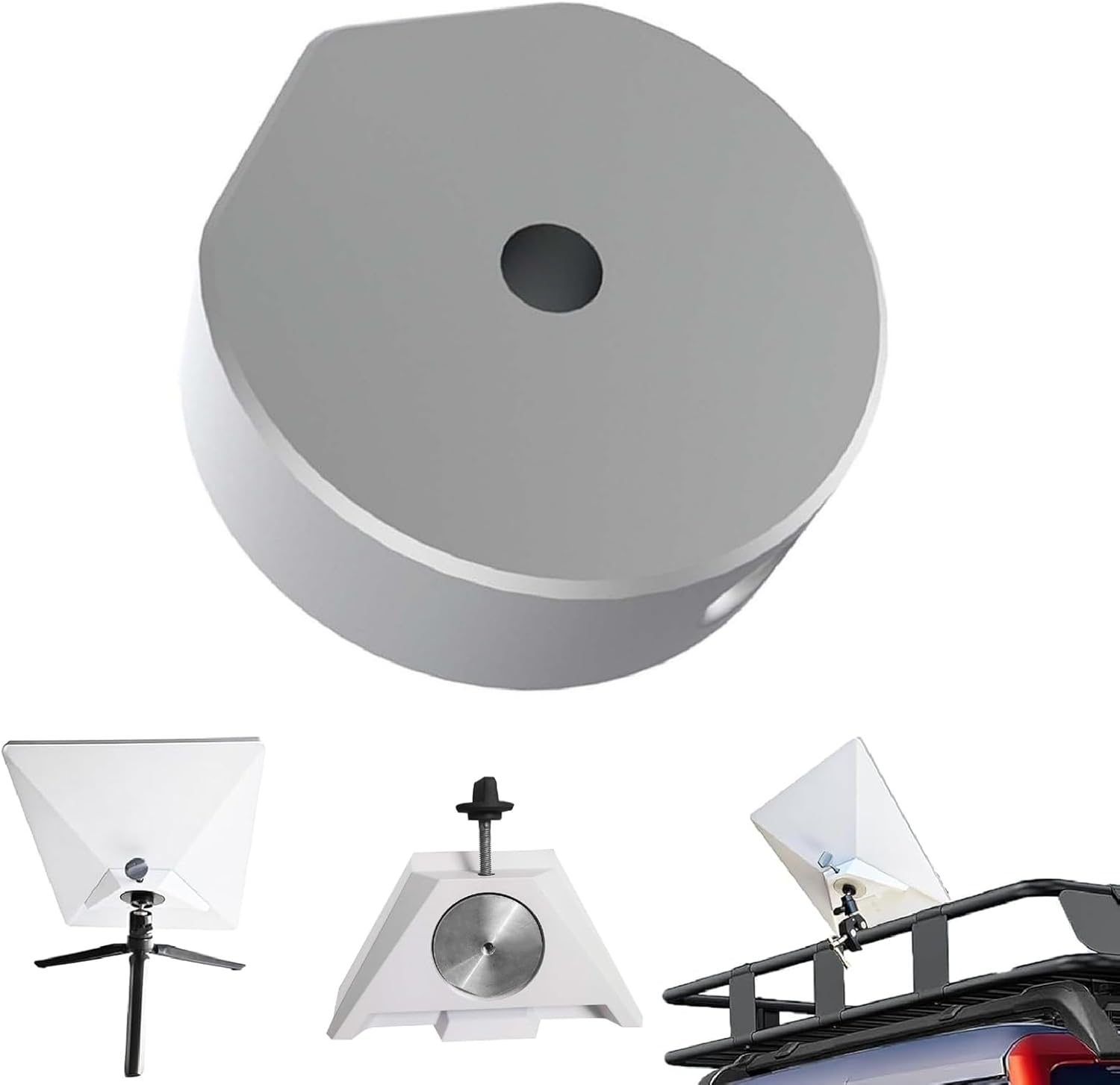 Mini Tripod Adapter - Aluminum Alloy Tripod Mount Adapter for Starlink Mini - 1/4"-20 Threaded - Enables Tripod, Fixing Clamp or Other Bracket Fixing - Use with Pipe Adapter