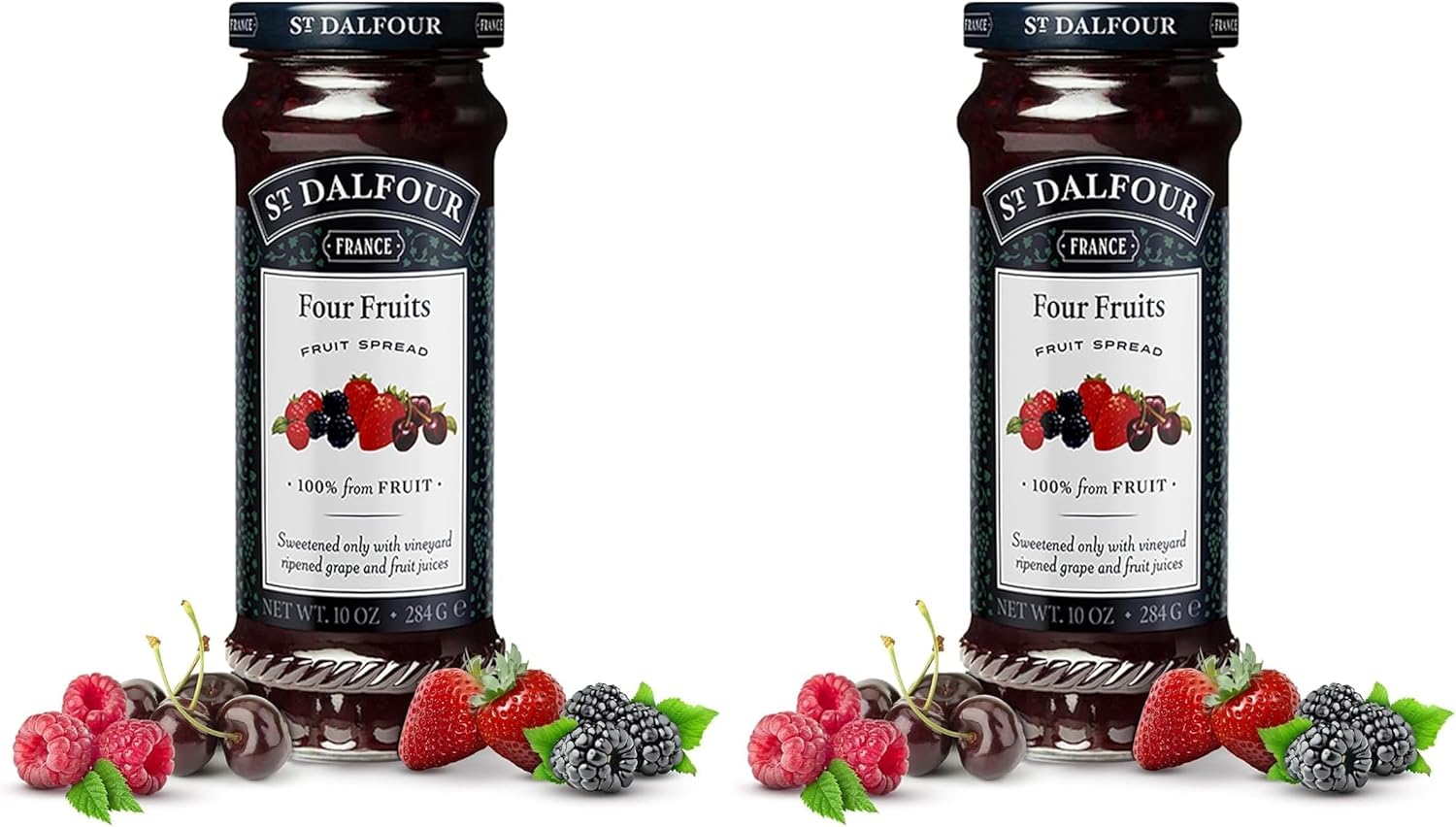 St Dalfour Four Fruits Fruit Spread 284 G