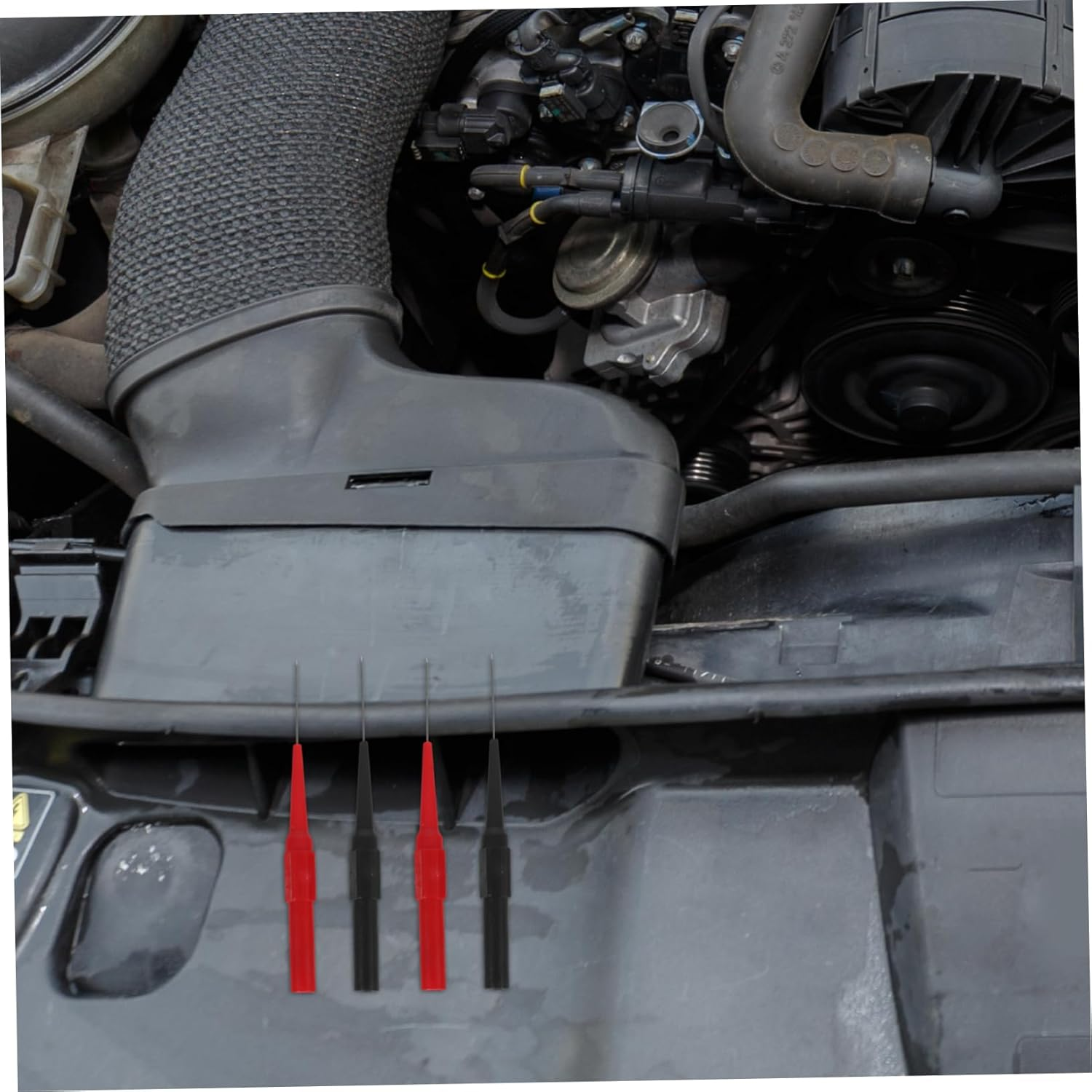 4Mm Automotive Circuit Test Needle Probes Multimeter Leads Back Probe Kit Pin Needle Insulation Tester 4Pcs for Car Electrical Wire Testing image number 2