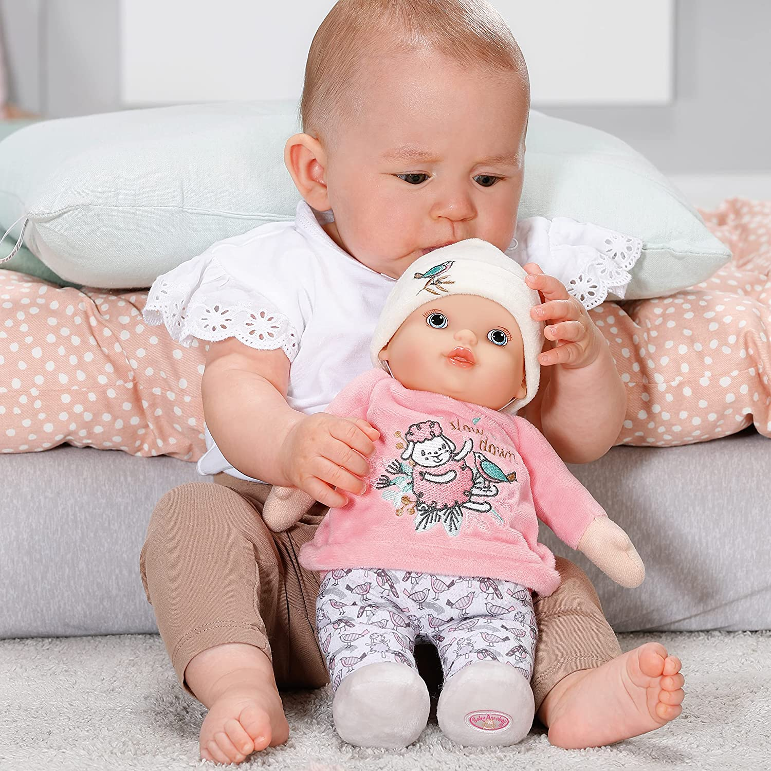 Baby Annabell Sweetie for Babies - 30Cm Soft Bodied Doll with Integrated Rattle - Suitable from Birth - 706428 image number 5