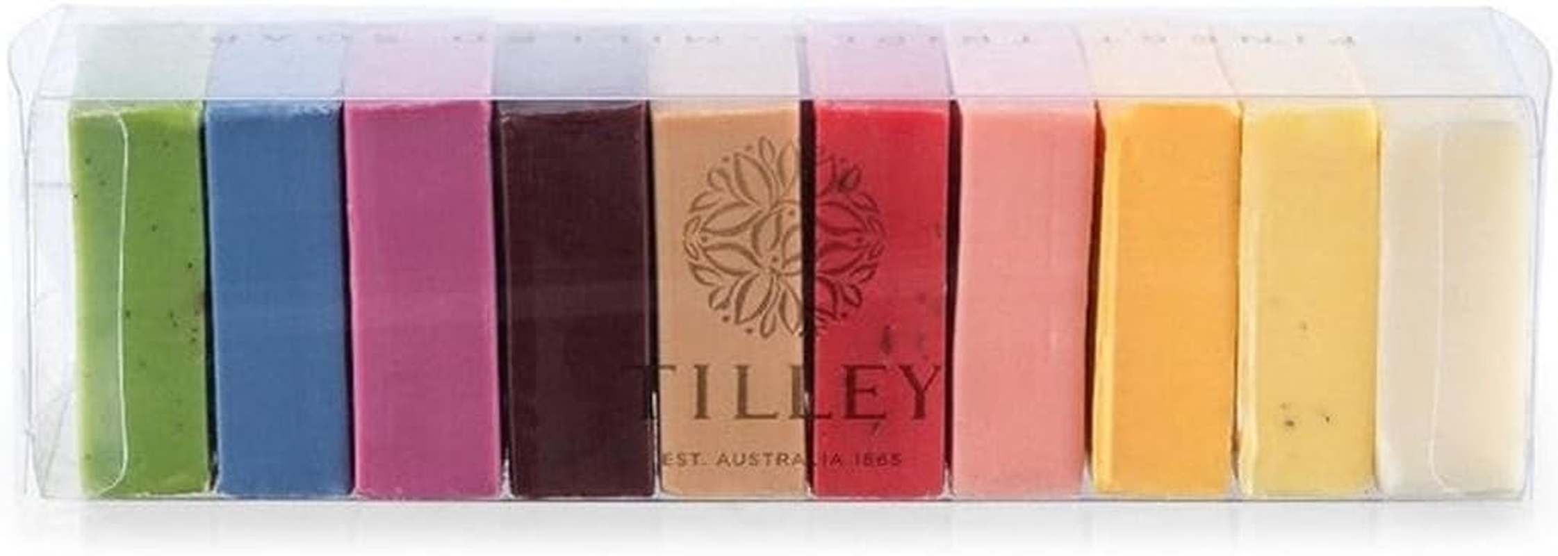 Tilley Classic White Vivid Rainbow Soap 50 G (Pack of 10) image number 1