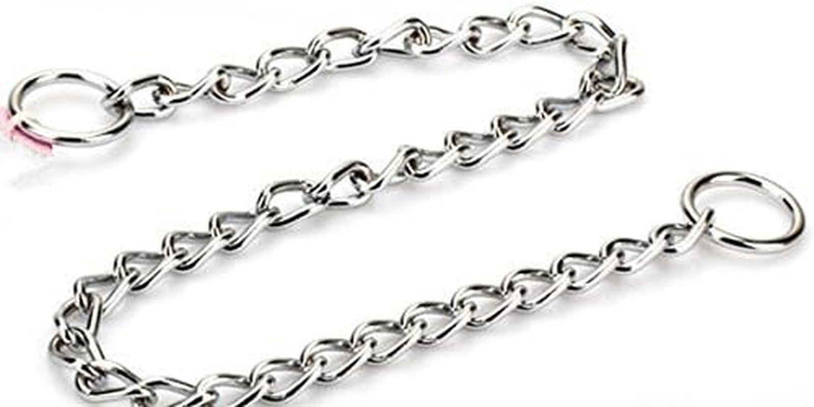 JWPC Stainless Steel P Chock Metal Chain Training Dog Pet Collars Necklace Walking Training Pet Supplies for Small Medium Large Dogs,50Cm image number 6
