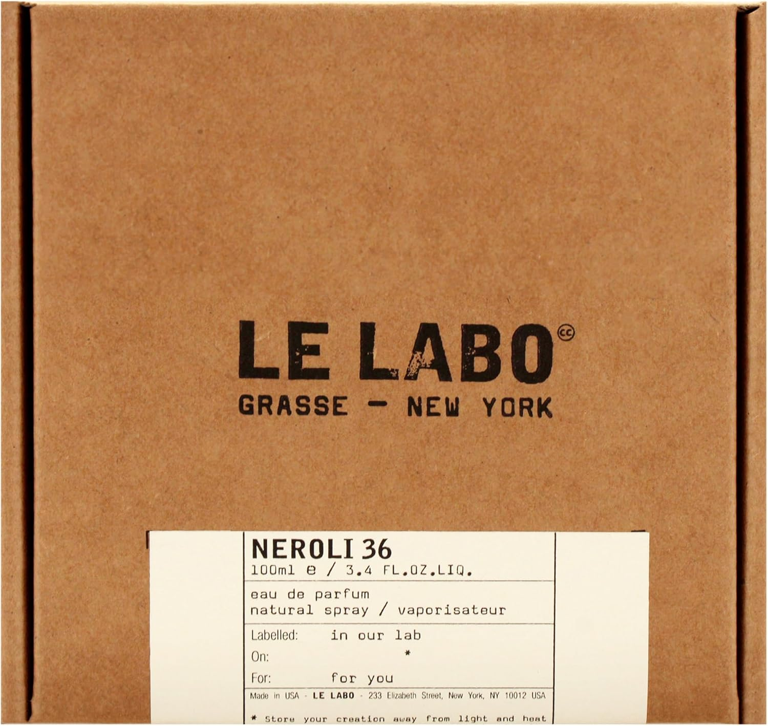 Neroli 36 by Le Labo for Unisex - 3.4 Oz EDP Spray image number 3