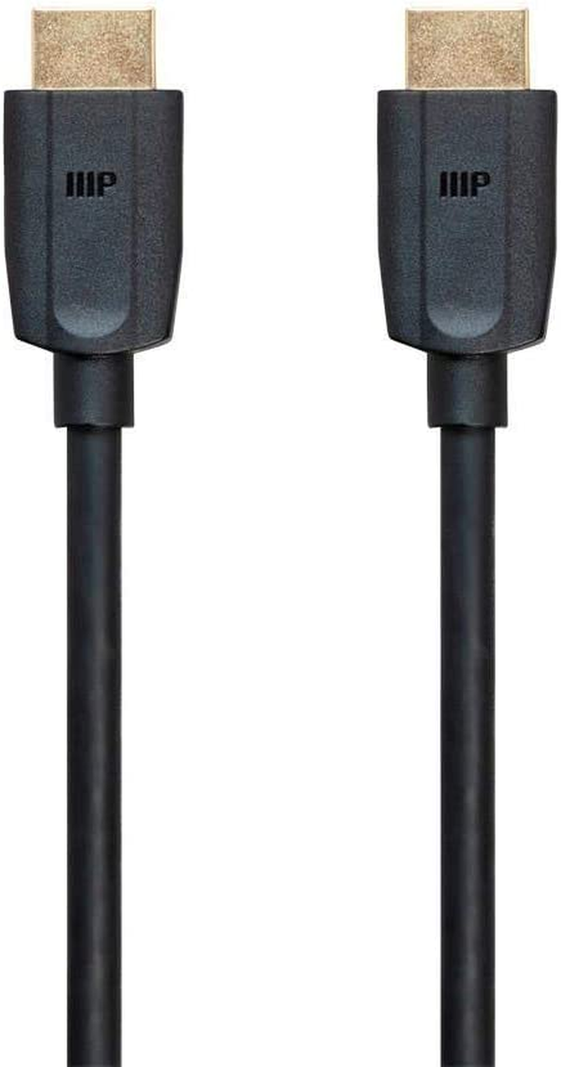 Monoprice 139480 Ultra 8K High Speed HDMI Cable - 3 Feet - Black (3-Pack) 48Gbps, 8K, Dynamic HDR, Earc, UHDTV, AMD Freesync - Dynamicview image number 6