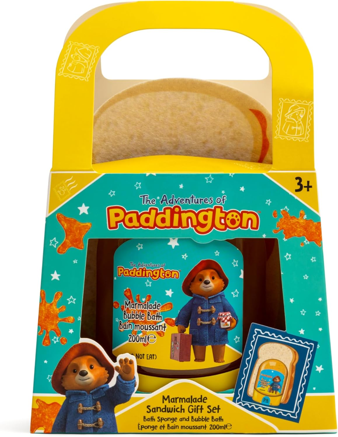 Paddington Bear Marmalade Sandwich Gift Set - Children'S Bubble Bath and Bath Sponge - Children'S Gift image number 1