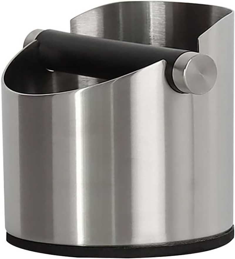 Espresso Knock Box Stainless Steel Coffee Ground Knock Box Style Knock Container Espresso Dump Bin Grind Waste Bin Coffee Maker Accessories image number 5