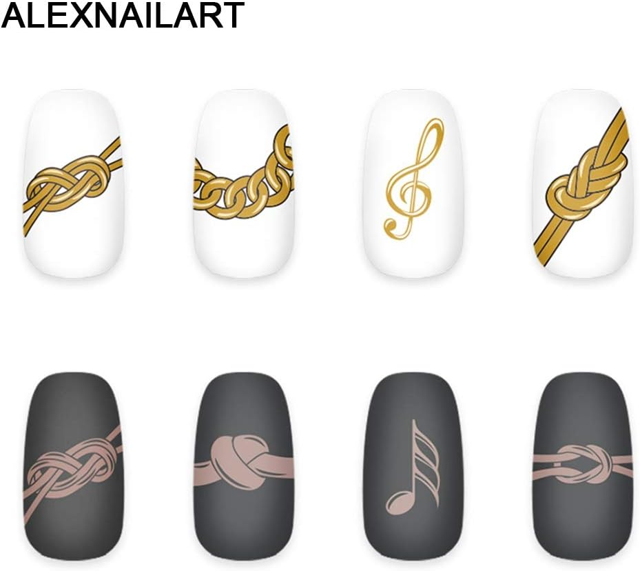 Nail Art Stamping Plate Stamp Model Picture Music Note Chain Knot Pattern Nail Art Stamper Nail Polish DIY Tool image number 1