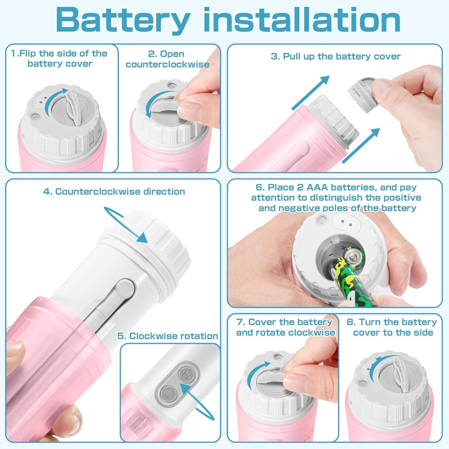 [2Nd Generation] Portable Bidet for Travel Bidet Sprayer for Toilet Electric Bidet Portable Bidet for Women, Bidet Handheld Bidet Sprayer, Portable Bidet for Men (Pink) image number 4