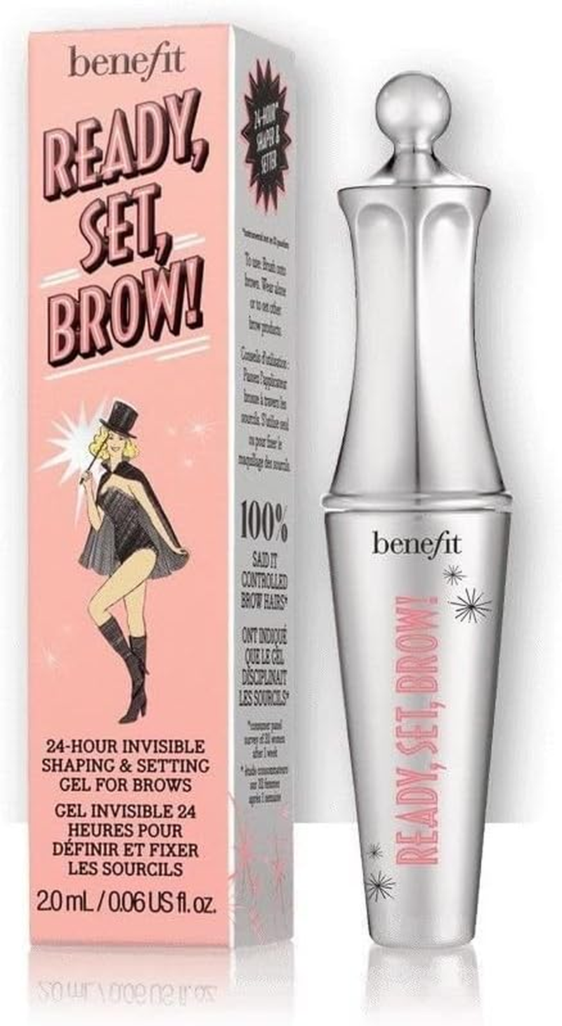 Benefit Ready Set Brow (24 Hour Invisible Shaping & Setting Clear Gel for Brows) 7Ml/0.23Oz