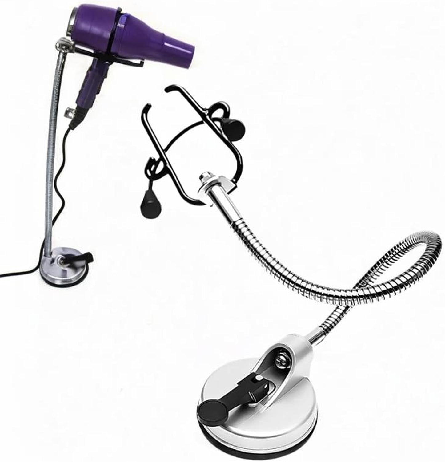 Hair Dryer Holder Stand Hairdryer Organizer Practical for Home Bathroom B, Style B - Style B image number 6